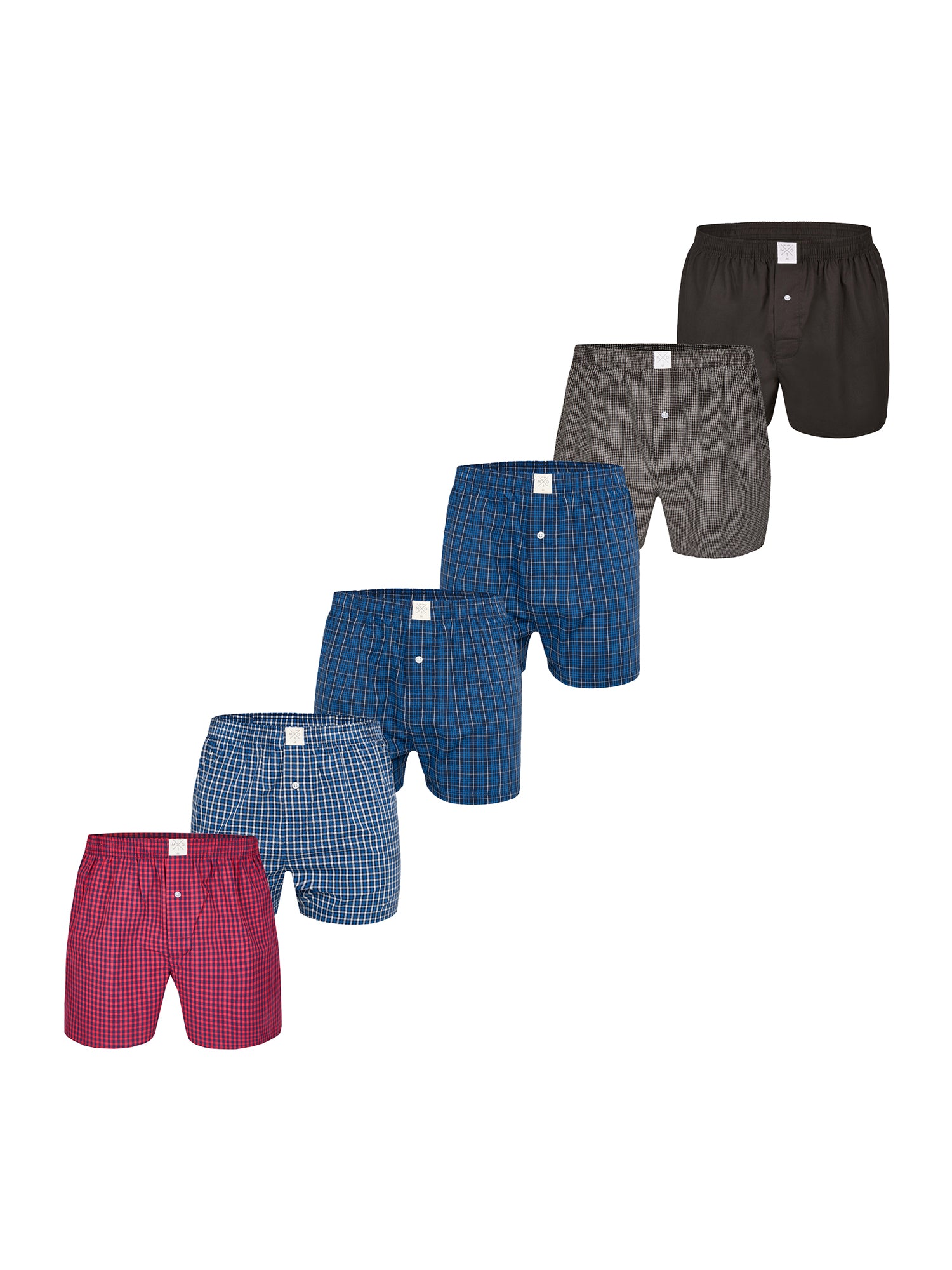 MG-1 Herren Boxershorts Classics 6er Pack