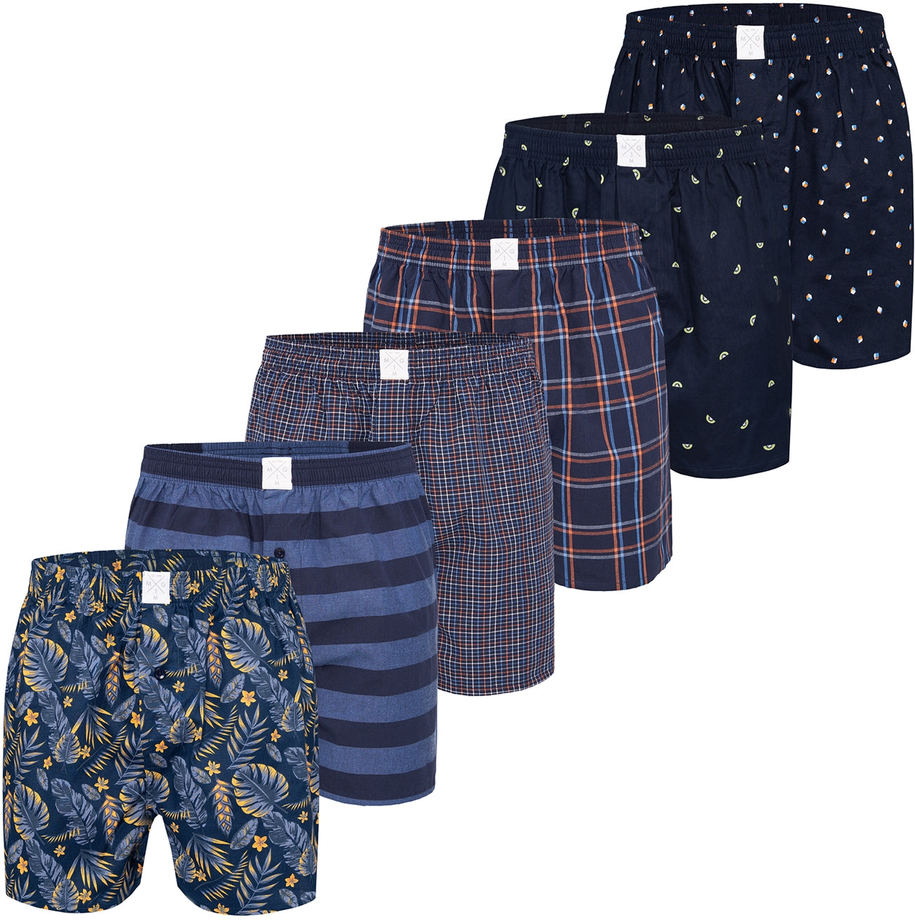 MG-1 Herren Boxershorts Classics 6er Pack
