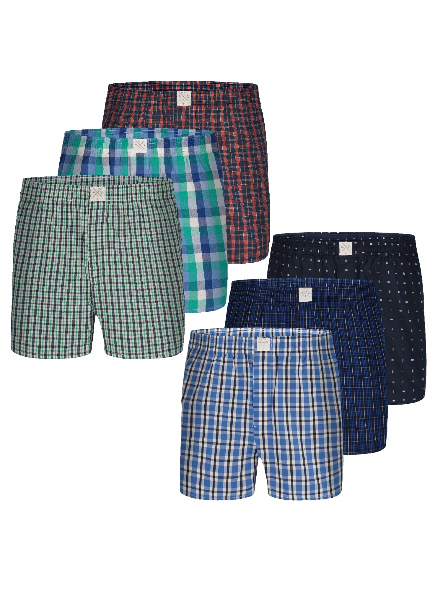 MG-1 Herren Boxershorts Classics 6er Pack