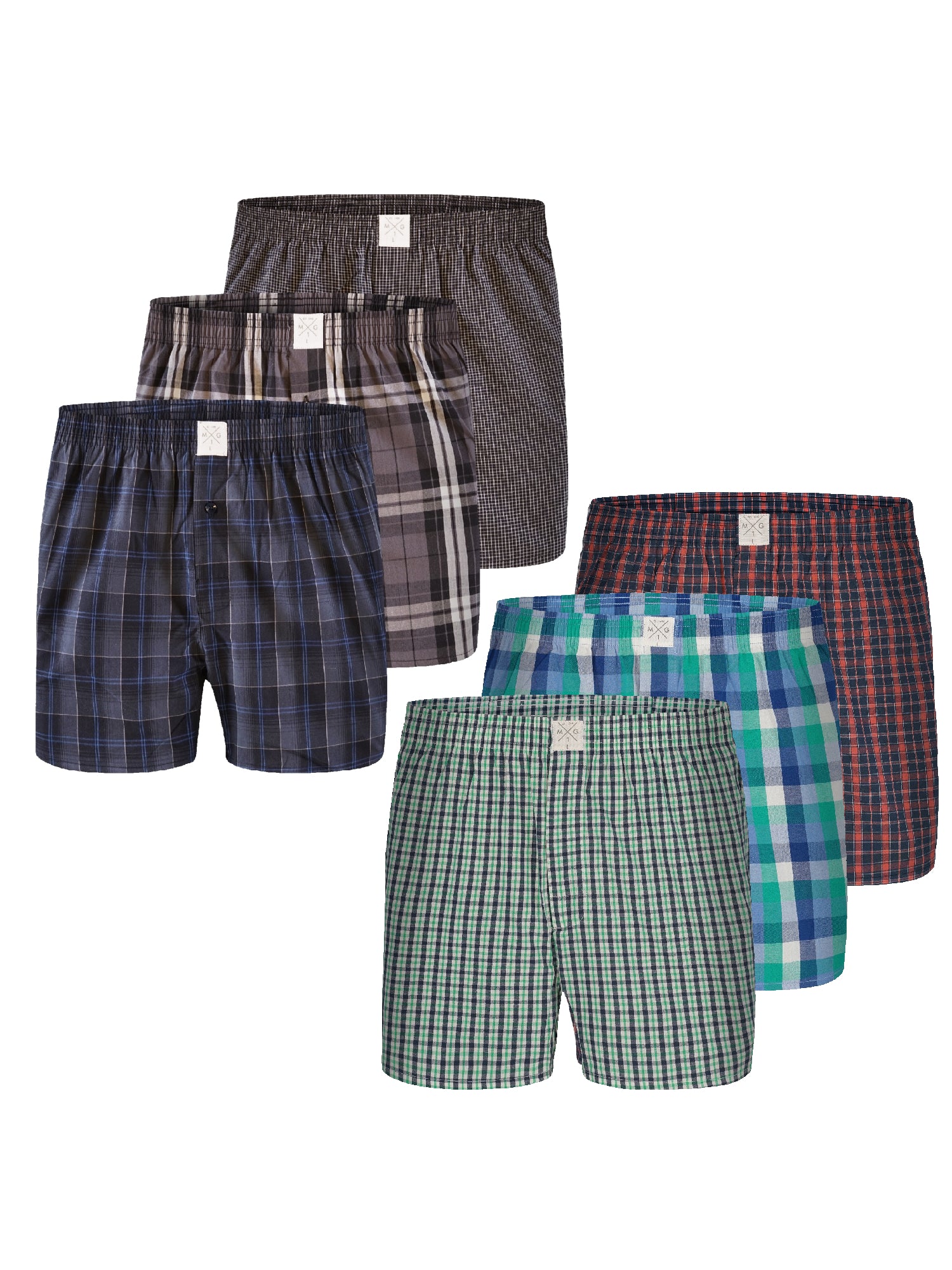 MG-1 Herren Boxershorts Classics 6er Pack