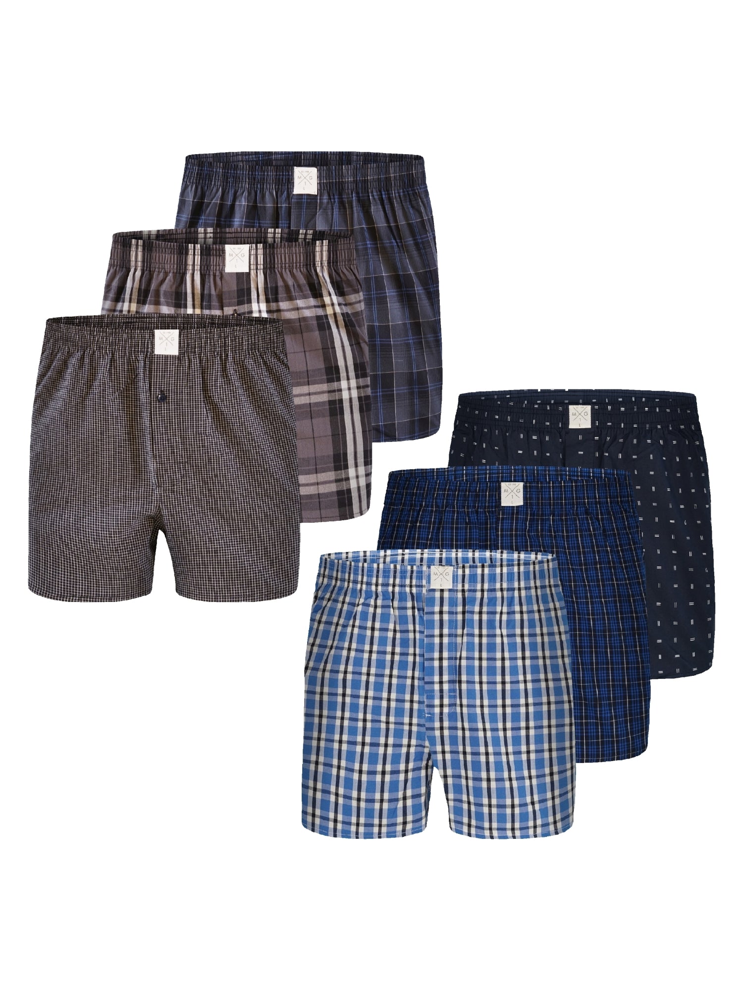 MG-1 Herren Boxershorts Classics 6er Pack