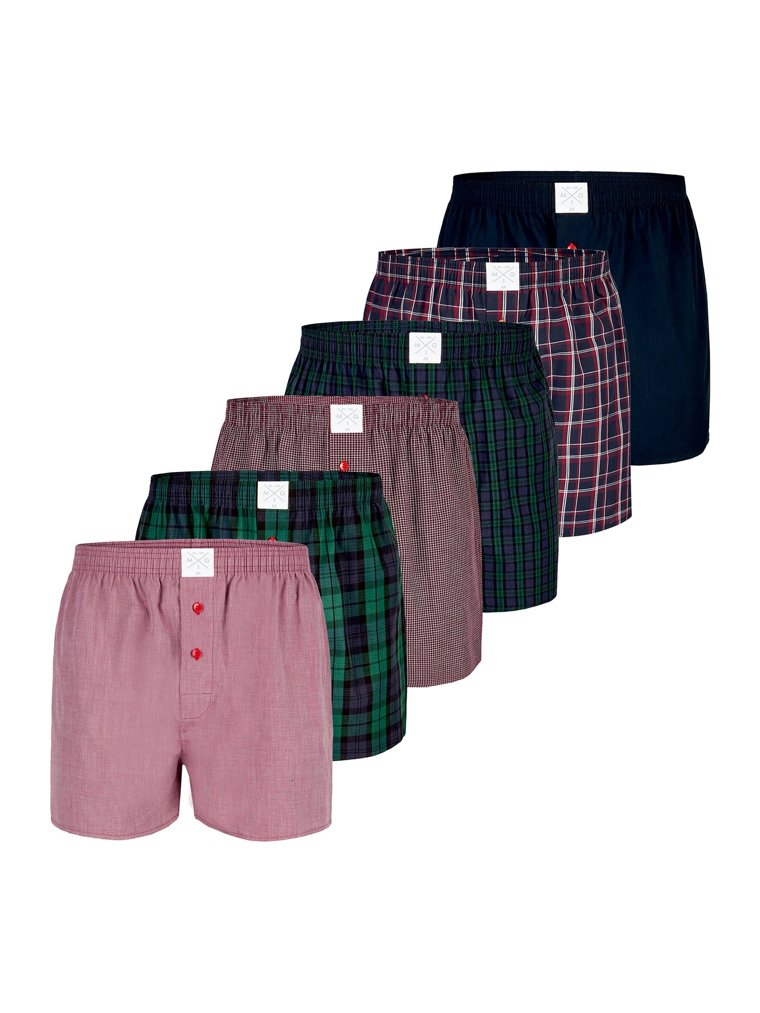 MG-1 Herren Boxershorts Classics 6er Pack