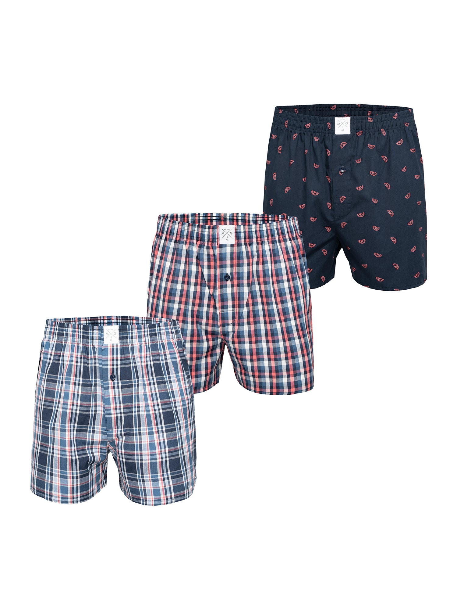 MG-1 Herren Boxershorts Classics 3er Pack