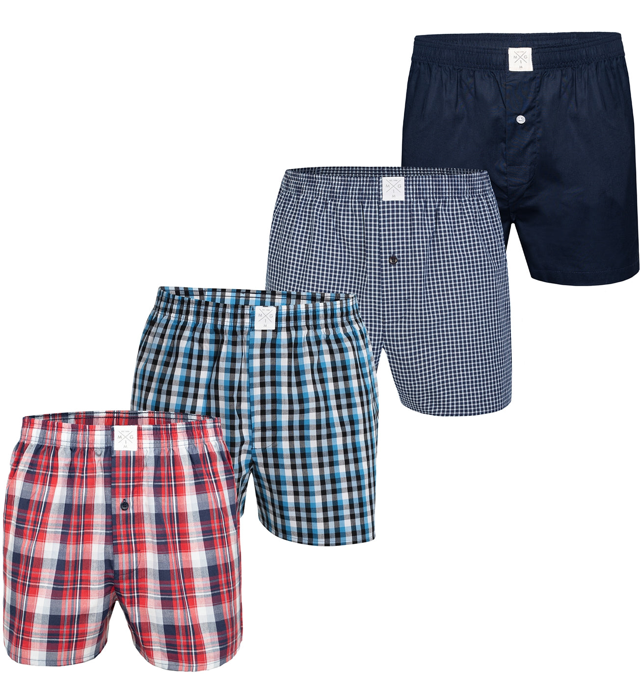 MG-1 Herren Boxershorts Core 8er Pack