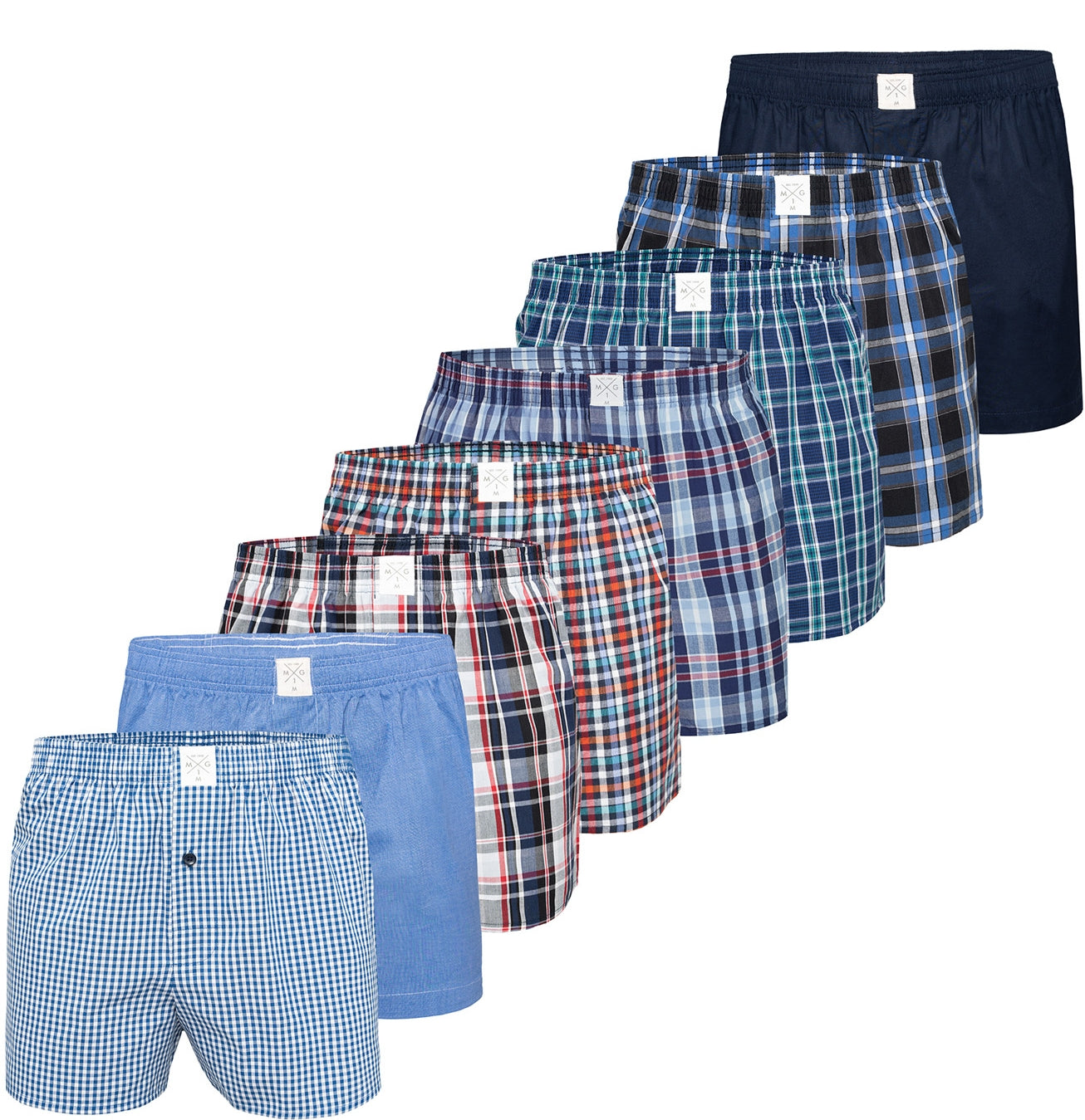 MG-1 Herren Boxershorts Core 8er Pack