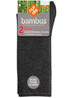 NUR DIE Herren Socken Bambus* mit Komfortbund 2er Pack