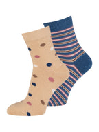 NUR DIE Kinder Socken Baumwolle 2er Pack