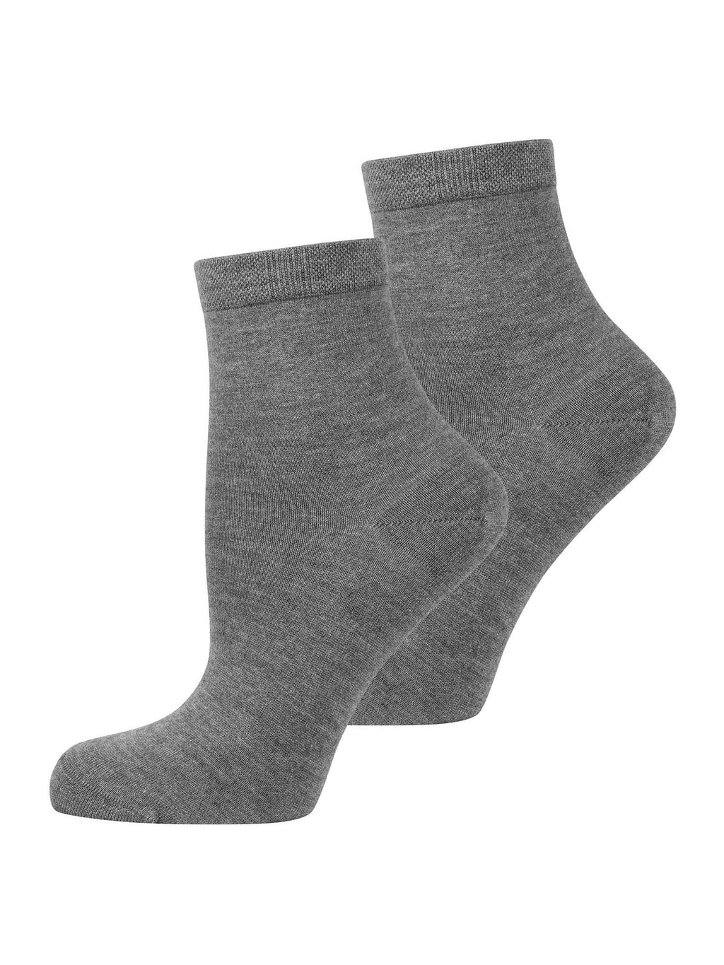 NUR DIE Damen Sneakersocken Bambus* Kurz 2er Pack