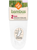 NUR DIE Damen Sneaker Füsslinge Bambus* 2er Pack