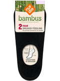 NUR DIE Damen Sneaker Füsslinge Bambus* 2er Pack
