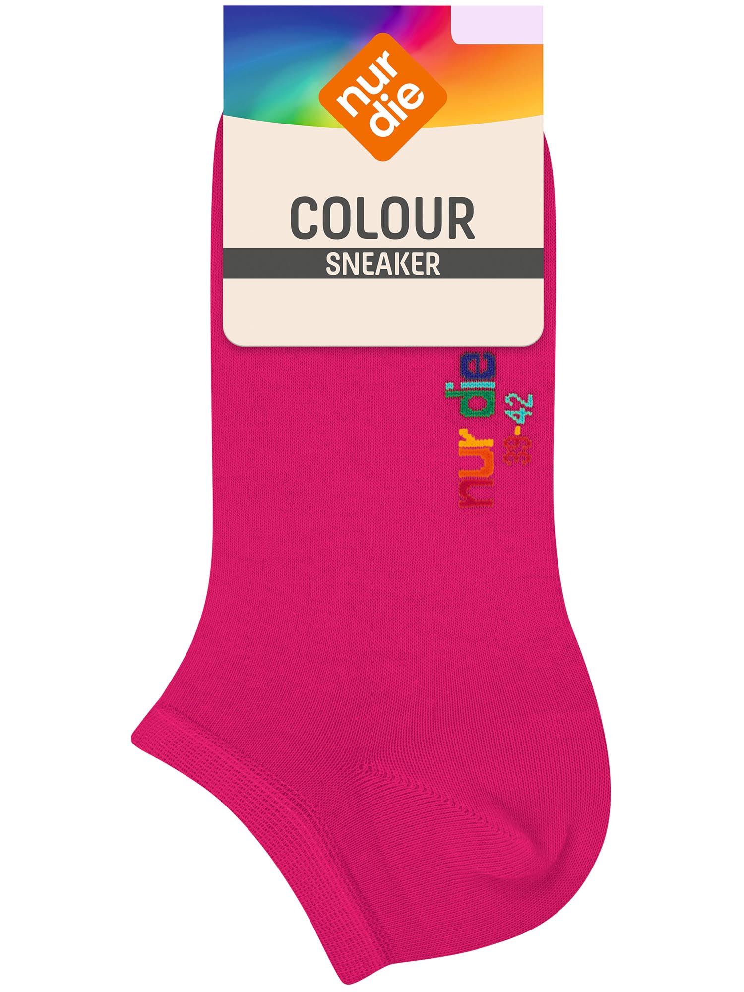NUR DIE Unisex Sneakersocken Colour