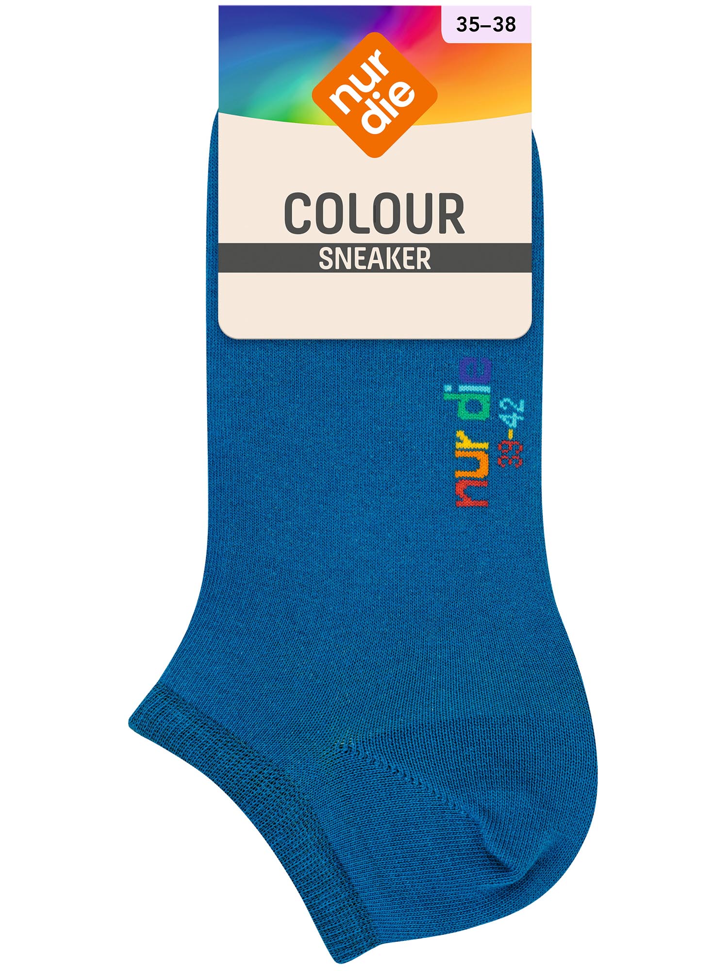 NUR DIE Unisex Sneakersocken Colour