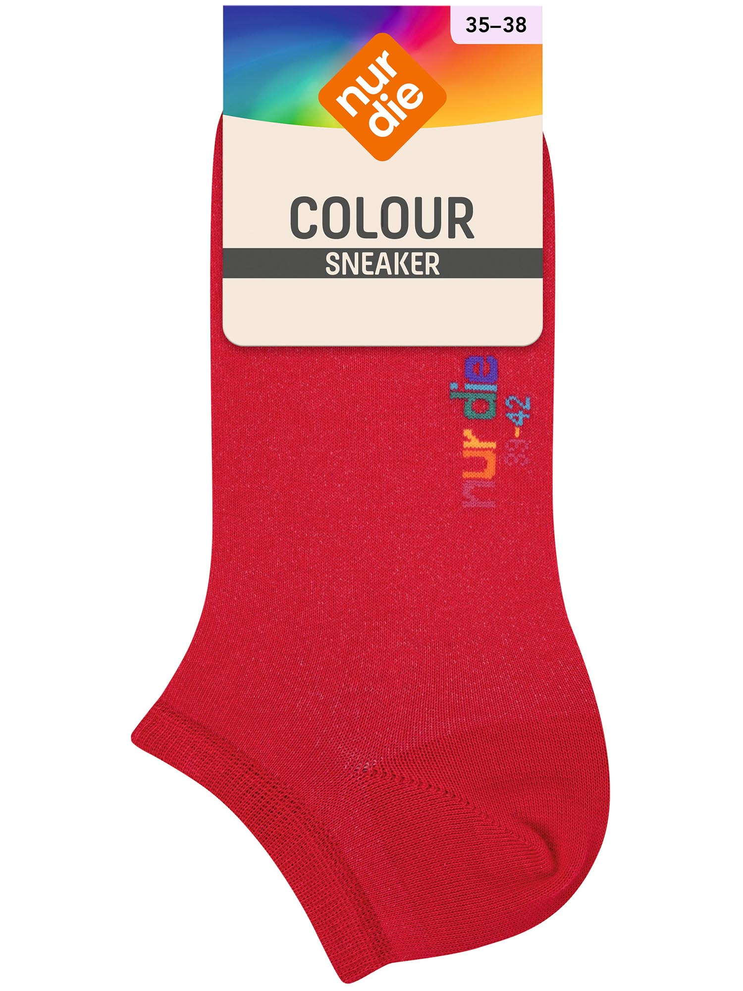 NUR DIE Unisex Sneakersocken Colour