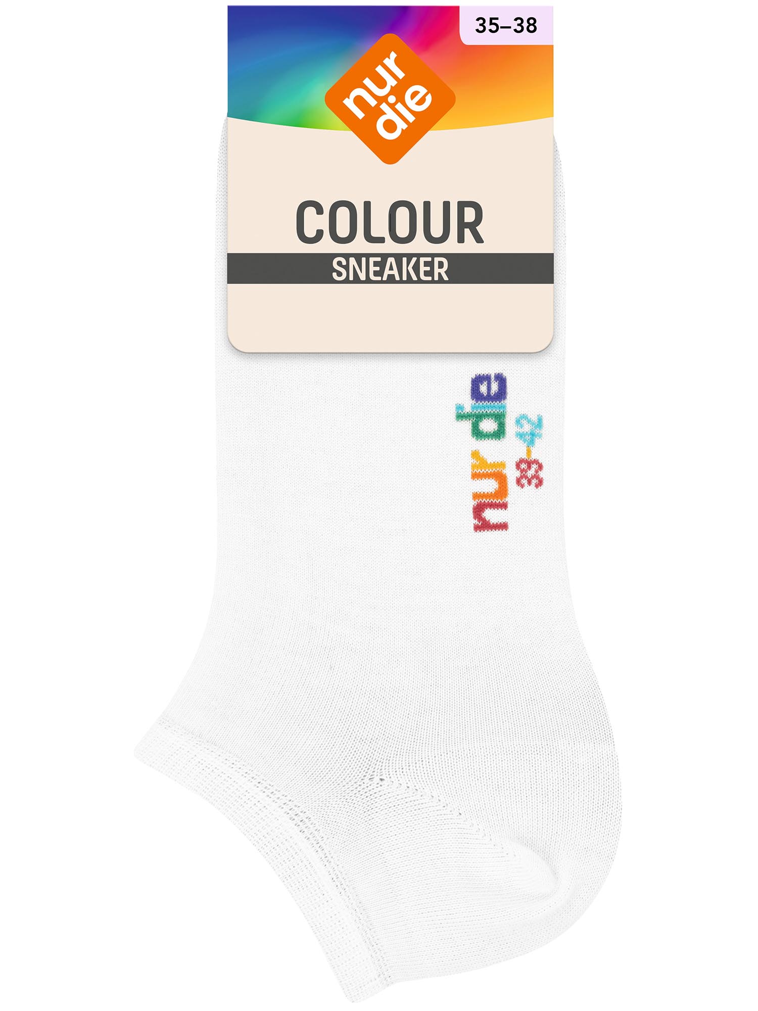 NUR DIE Unisex Sneakersocken Colour