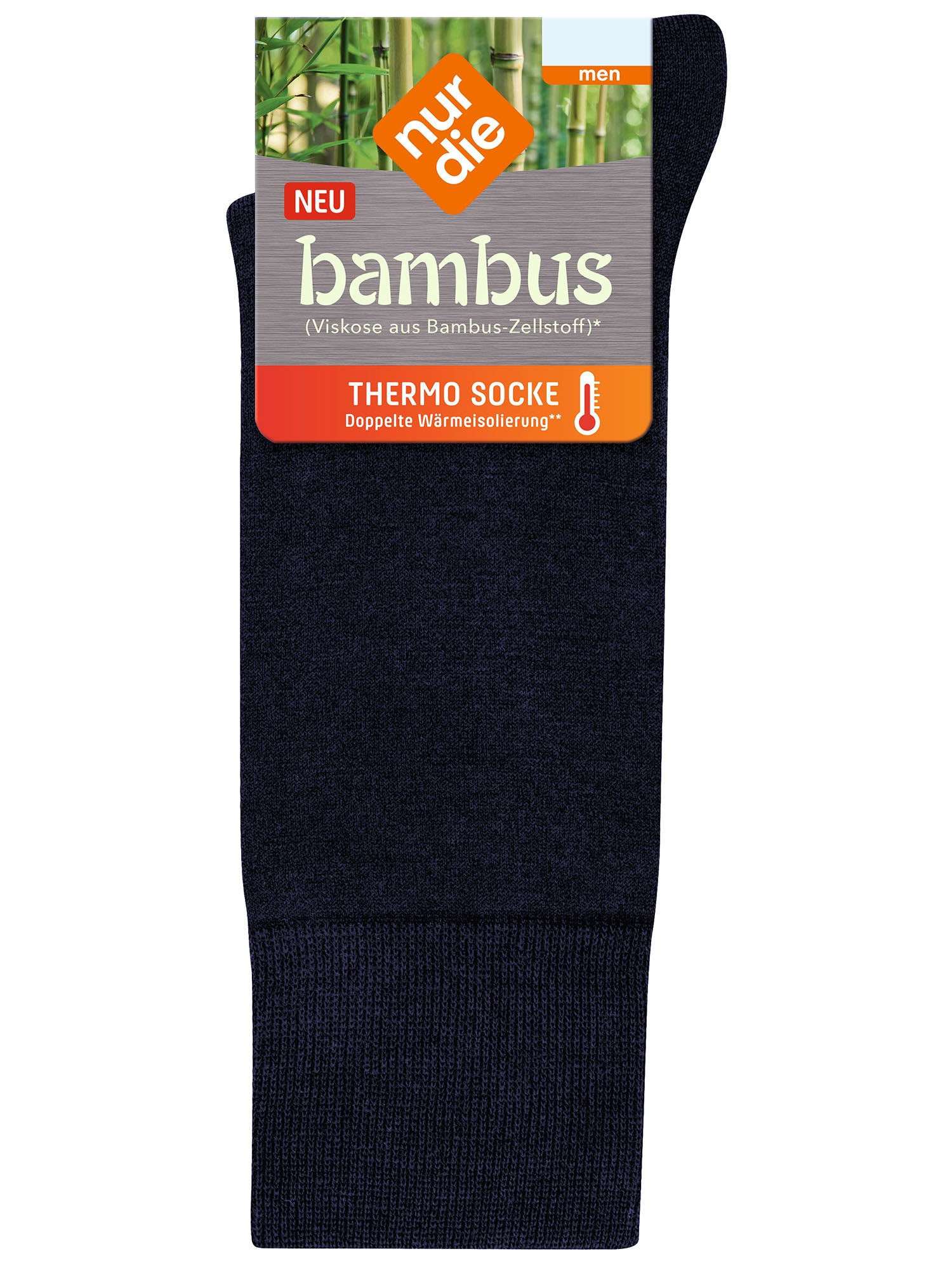 NUR DIE Herren Socken Bambus* Thermo