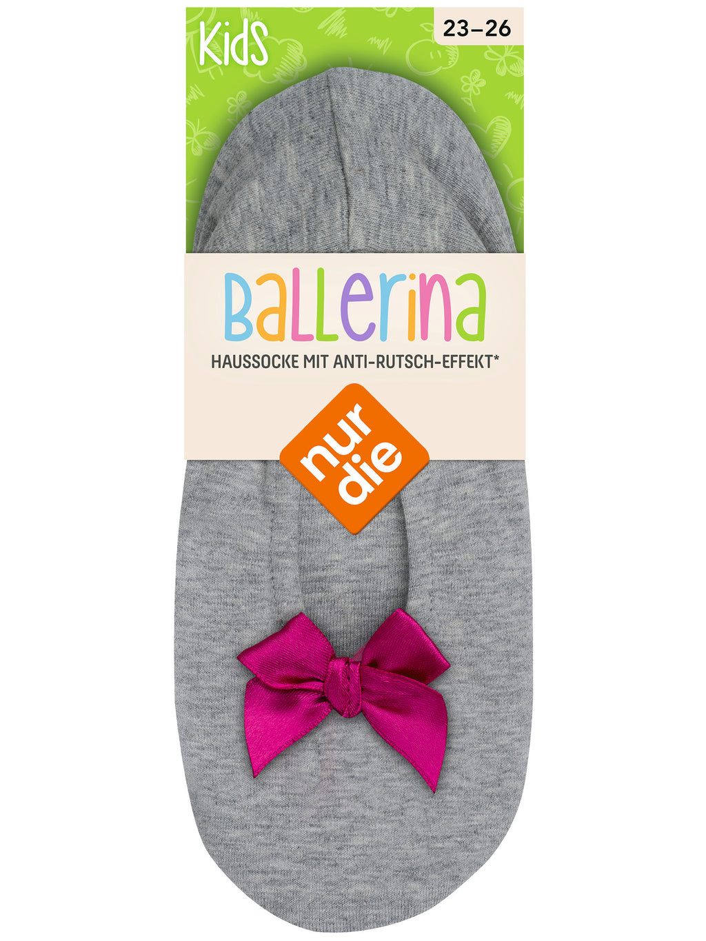 NUR DIE Kinder Socken Ballerina Haussocke