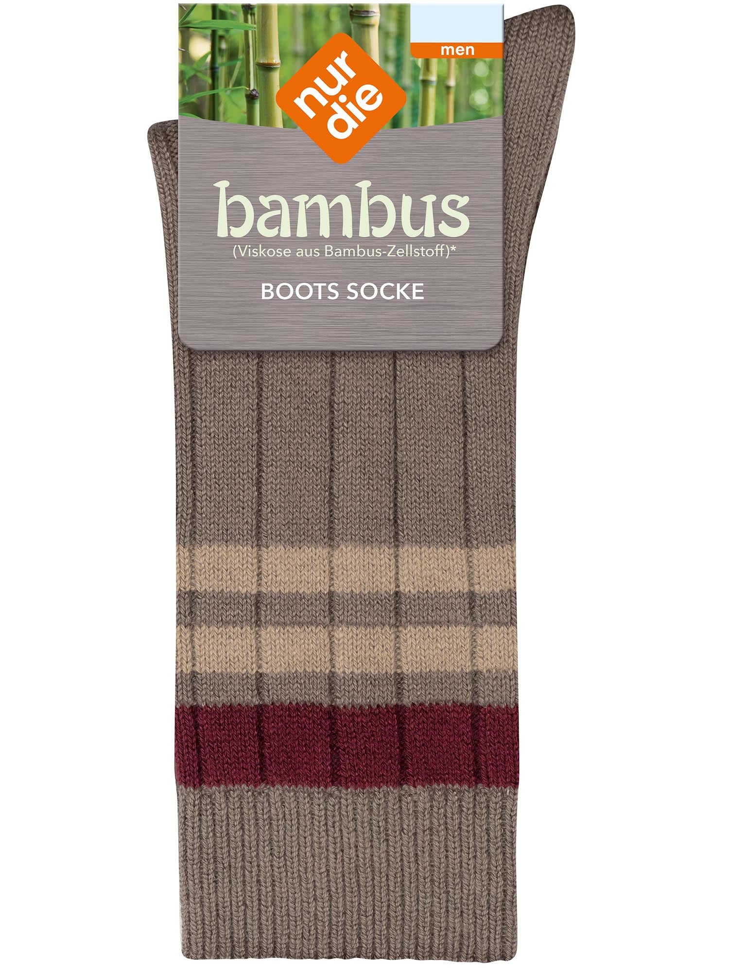 NUR DIE Herren Socken Bambus* Boots