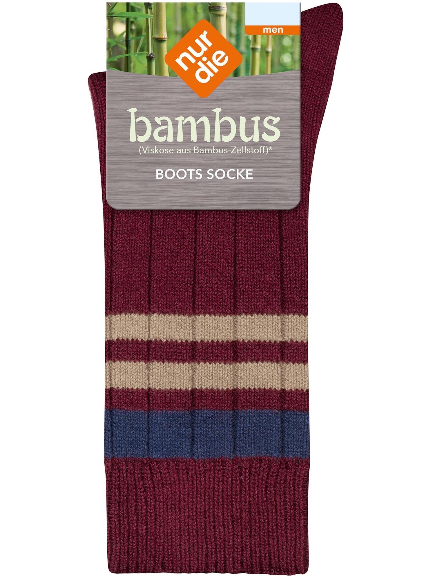 NUR DIE Herren Socken Bambus* Boots