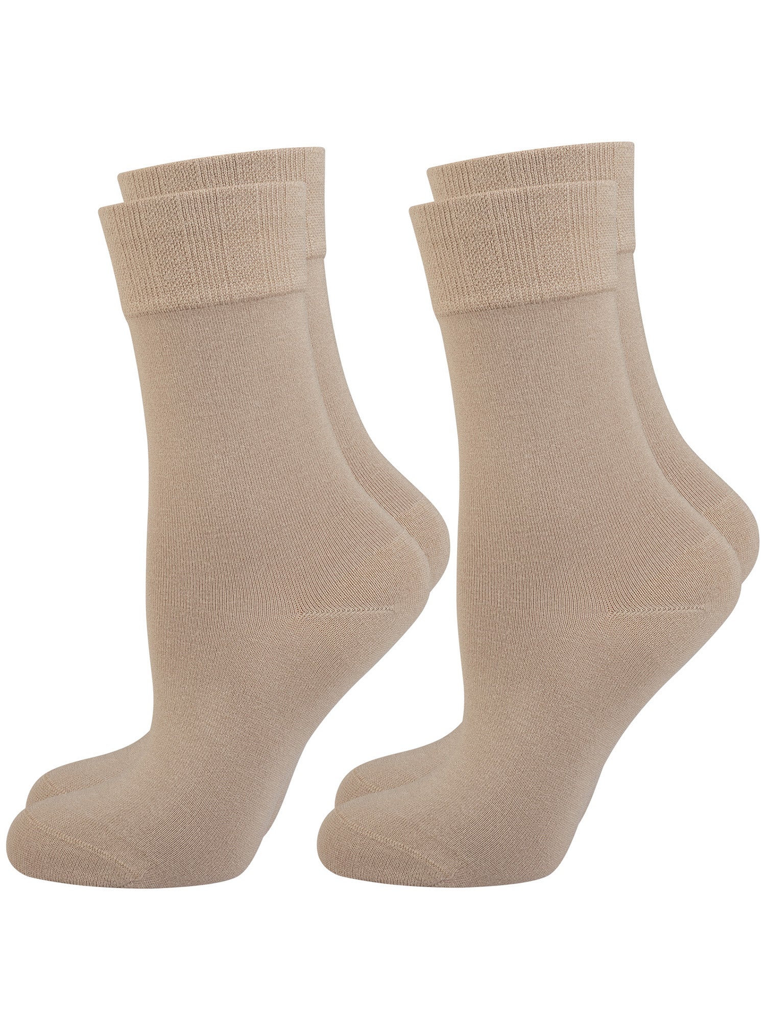 NUR DIE Damen Socken Bambus* mit Komfortbund 2er Pack