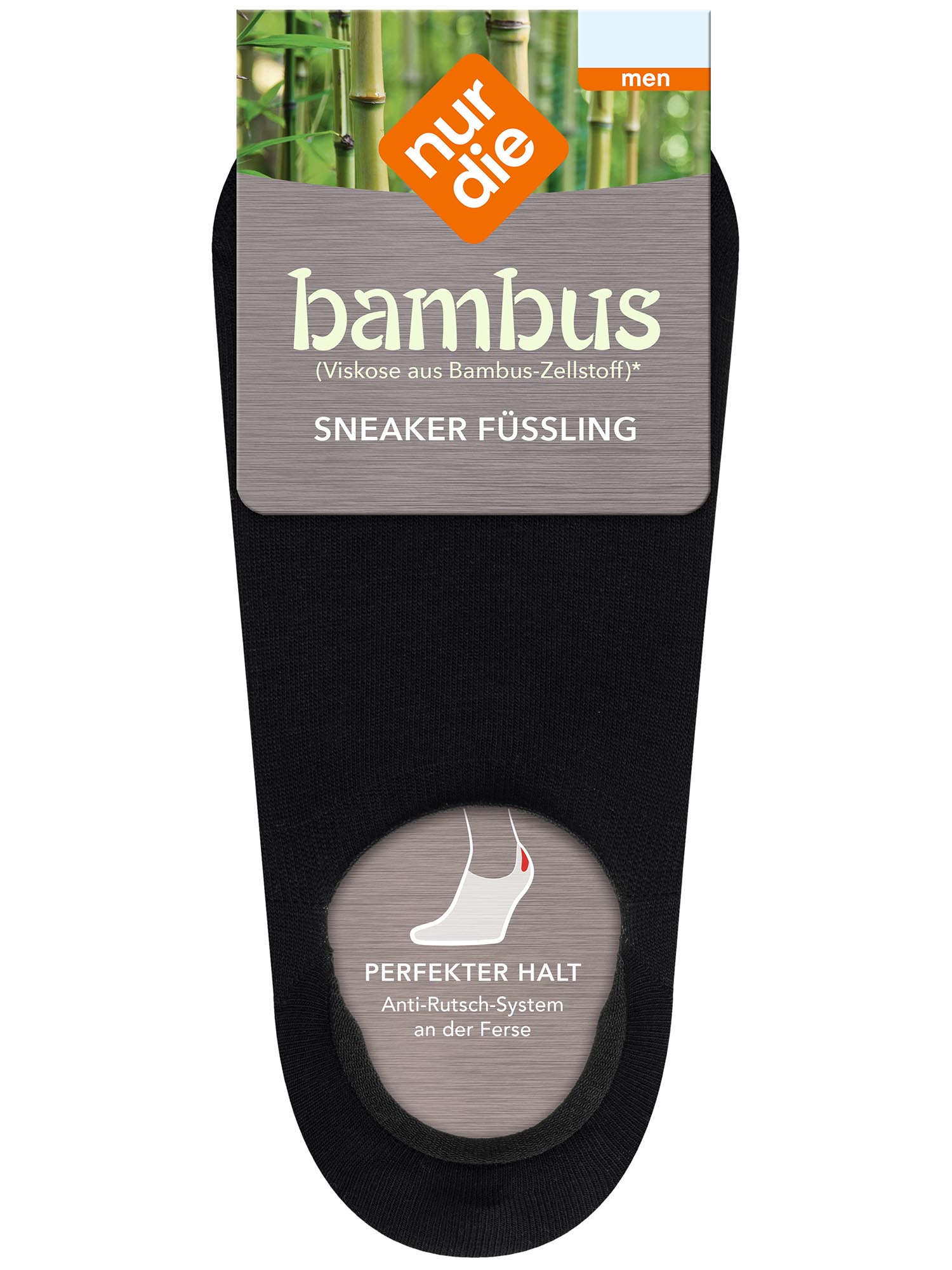 NUR DIE Herren Sneakersocken Bambus* Füssling