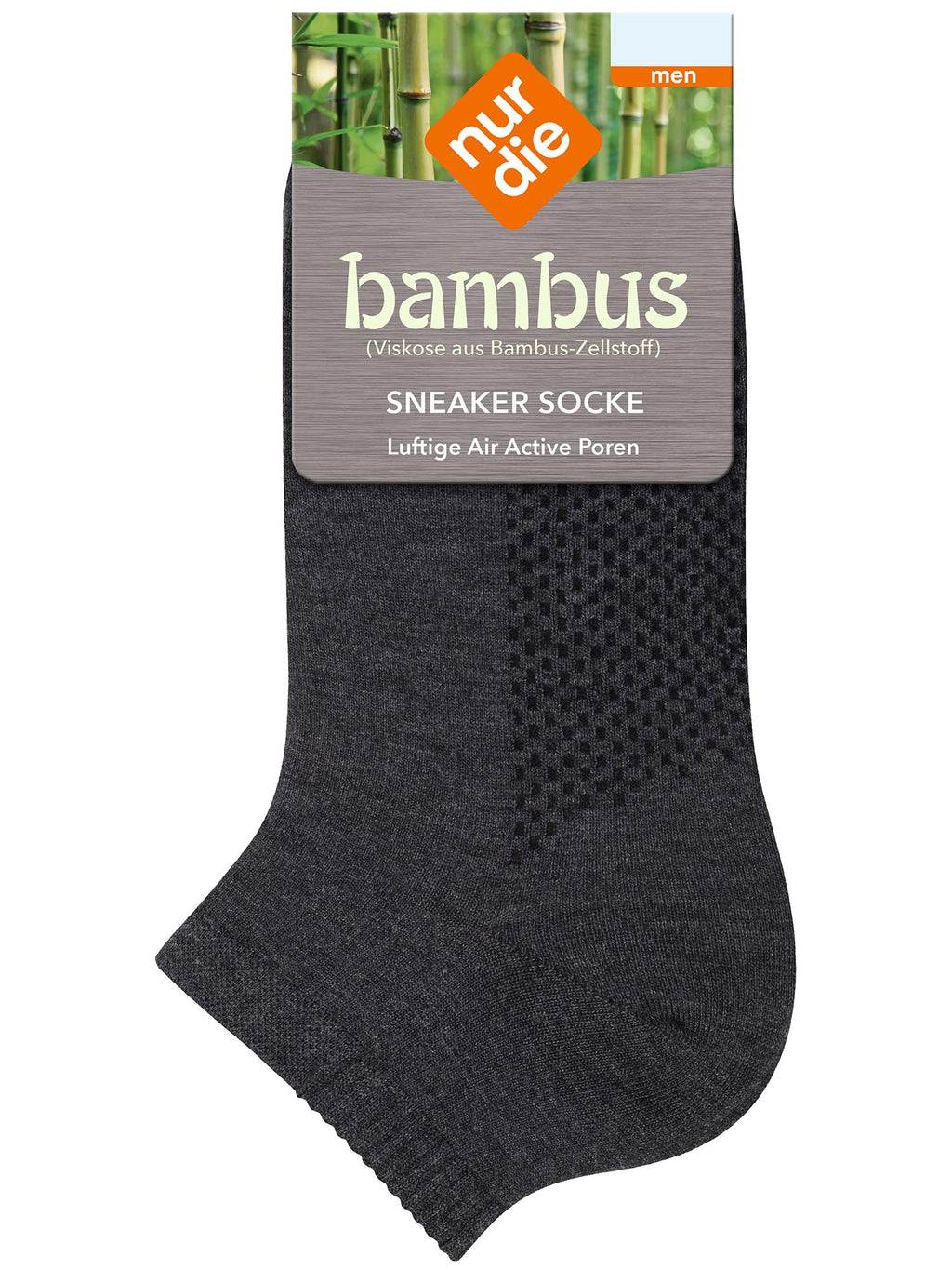 NUR DIE Herren Sneakersocken Bambus*