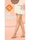 NUR DIE Damen Strumpfhose Die Passt Transparent 20 DEN