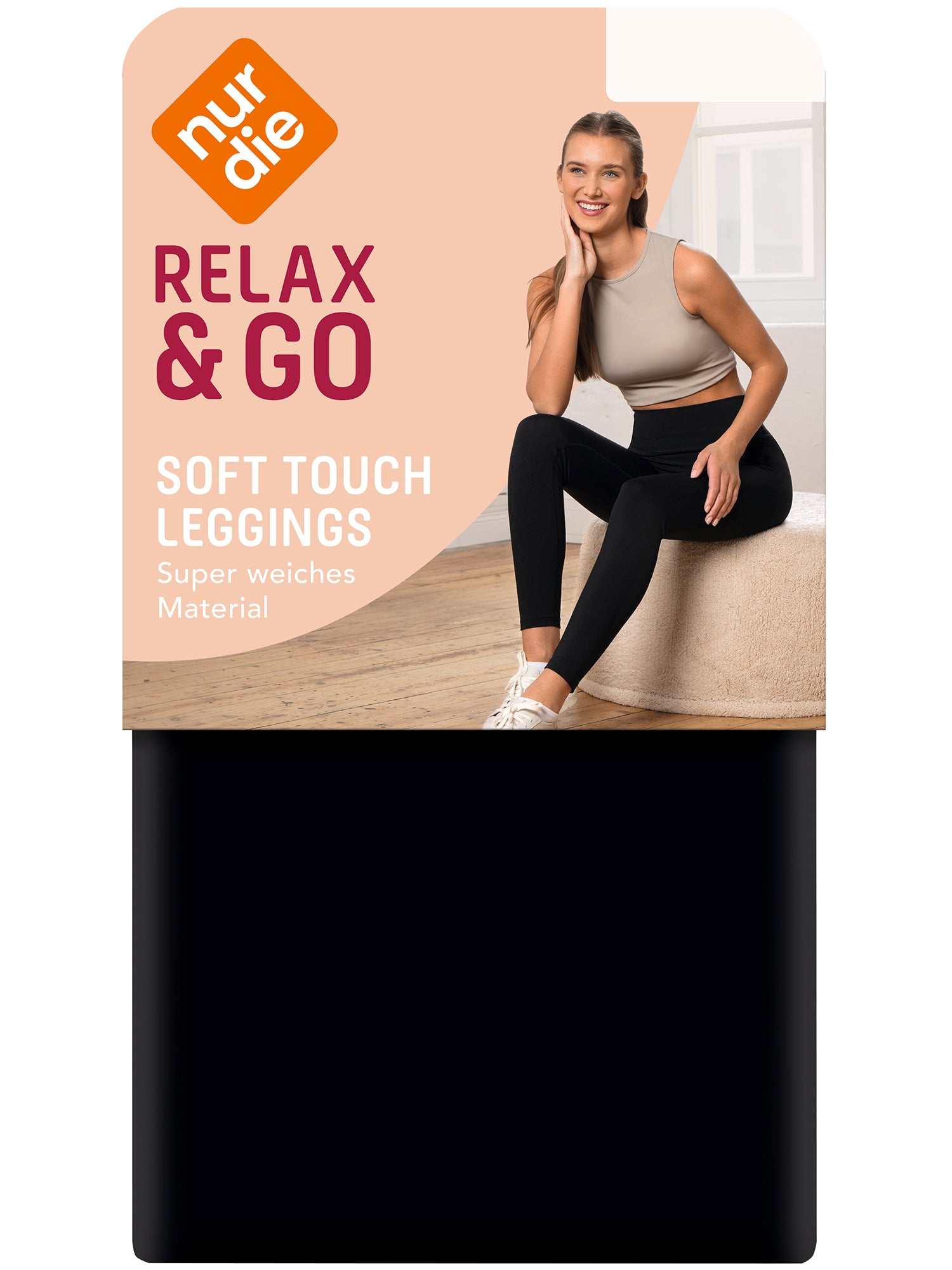 NUR DIE Damen Leggings Relax & Go Soft Touch