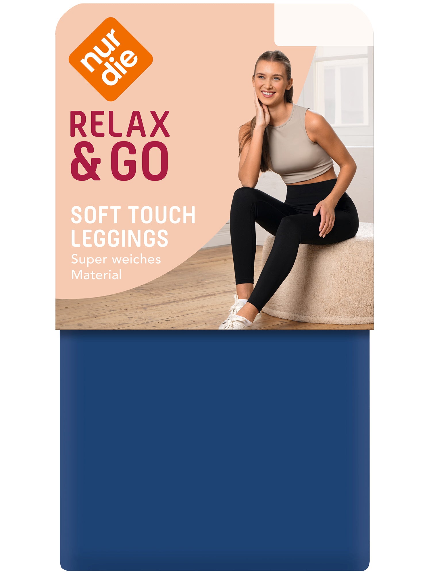 NUR DIE Damen Leggings Relax & Go Soft Touch