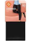 NUR DIE Damen Leggings Ultra Blickdicht 80 DEN