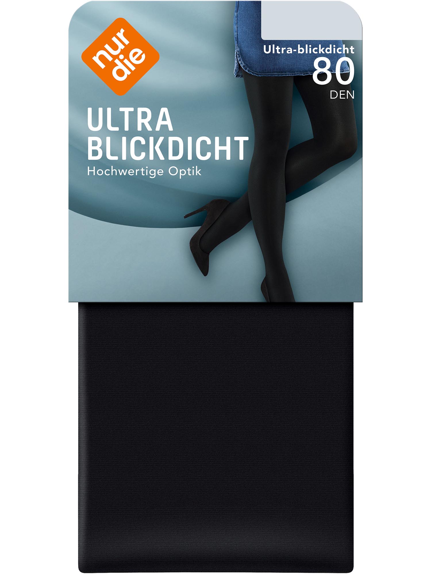 NUR DIE Damen Strumpfhose Ultra Blickdicht 80 DEN