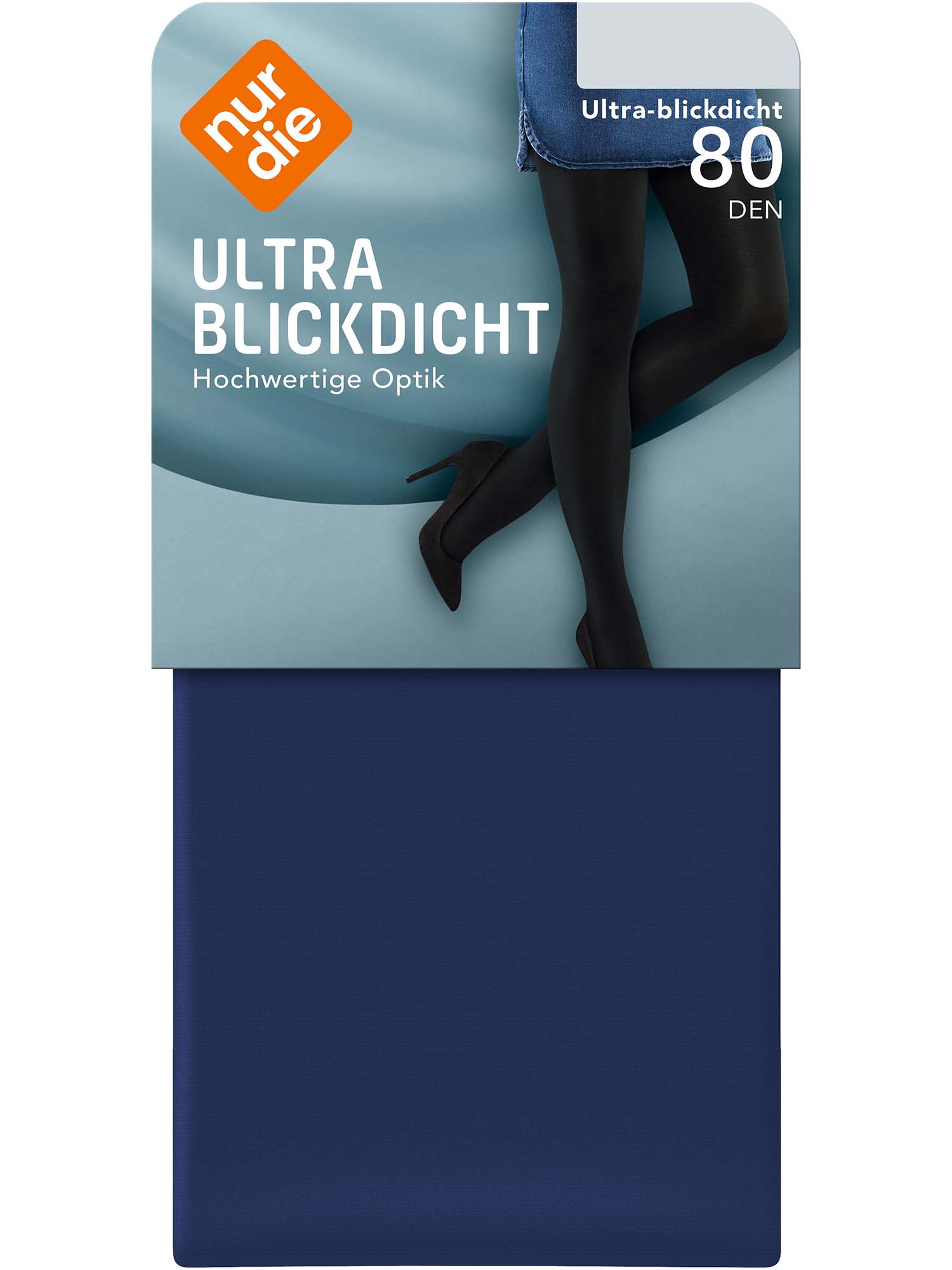 NUR DIE Damen Strumpfhose Ultra Blickdicht 80 DEN
