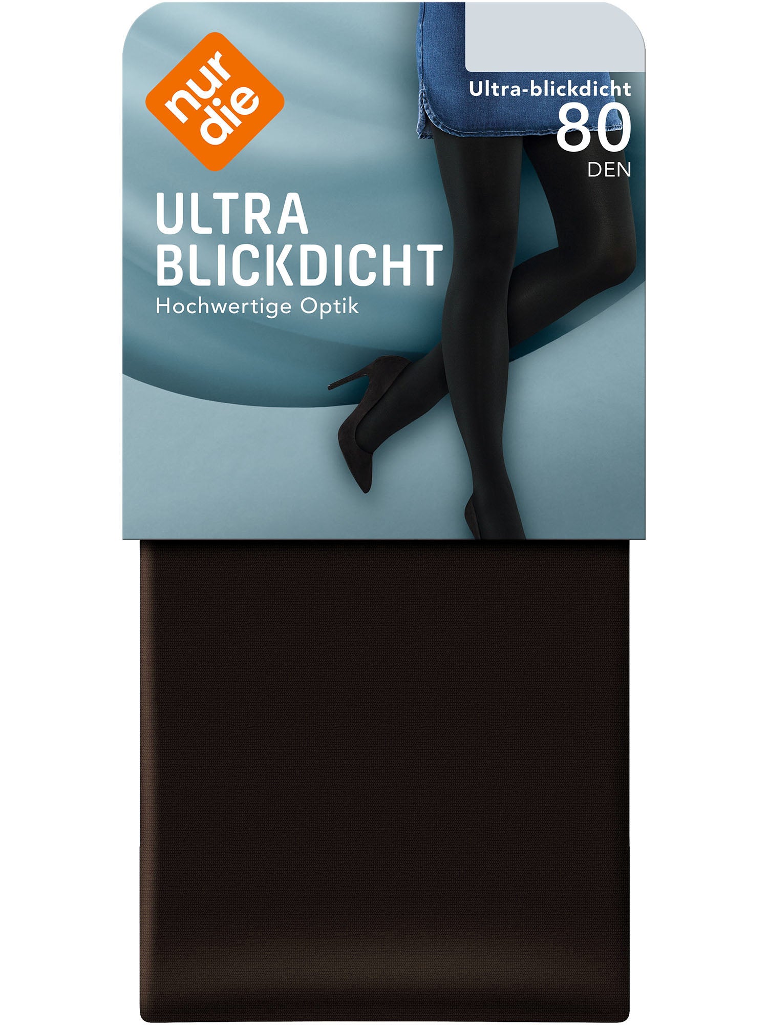 NUR DIE Damen Strumpfhose Ultra Blickdicht 80 DEN