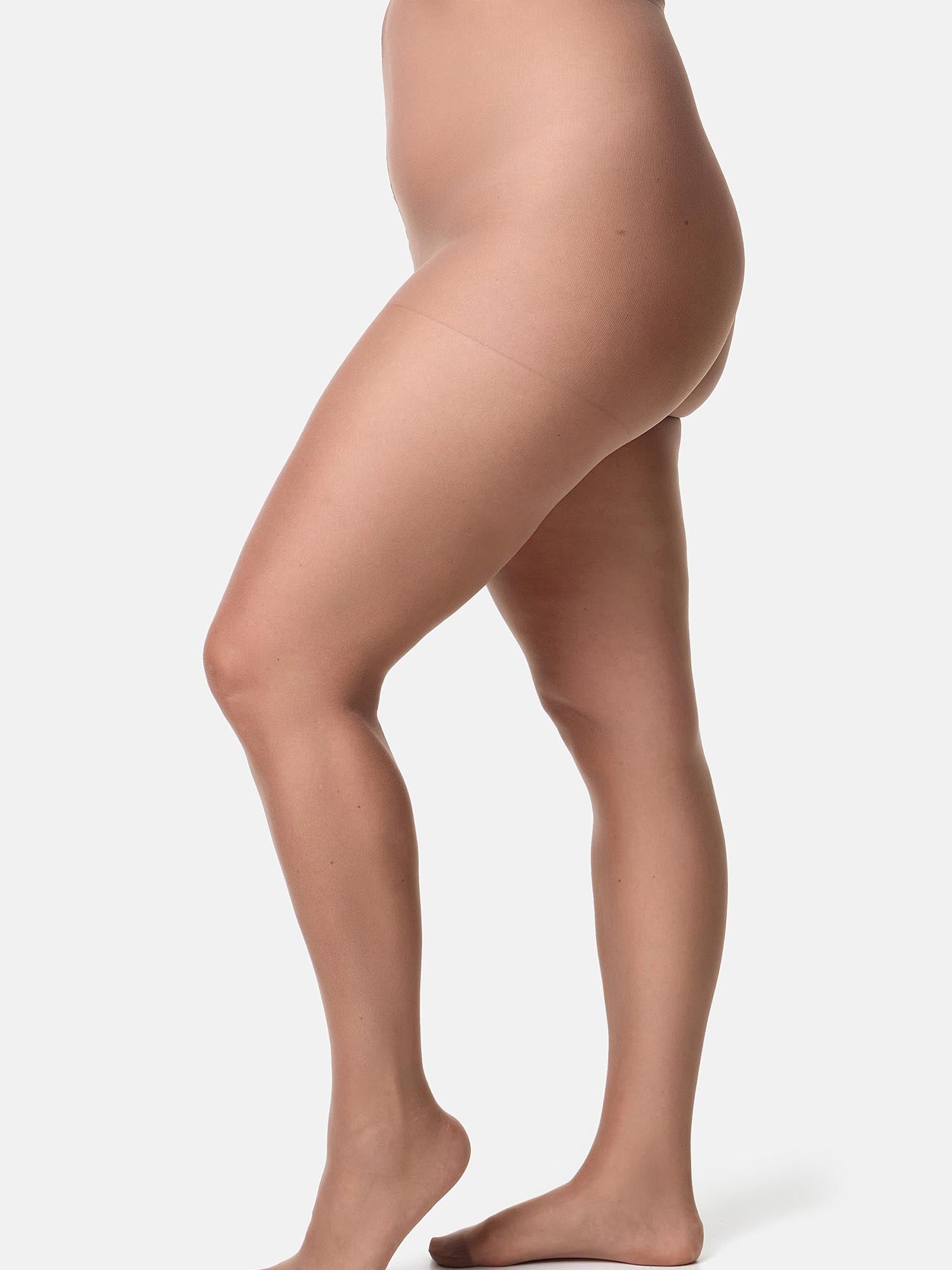 NUR DIE Damen Strumpfhose Supersitz Große Größen Transparent 20 DEN