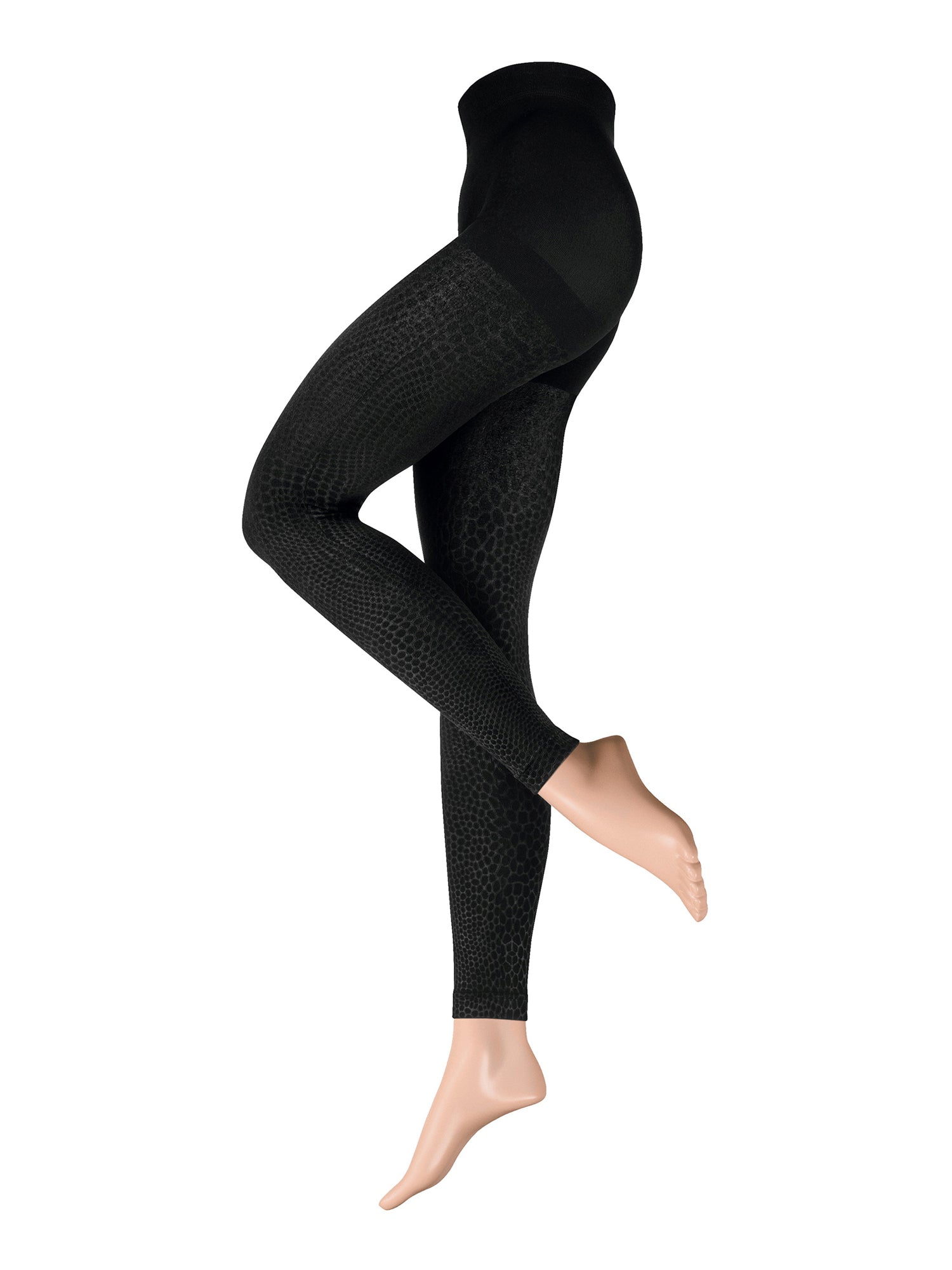 NUR DIE Damen Leggings Wohlig Warm Ultra-Blickdicht 100 DEN