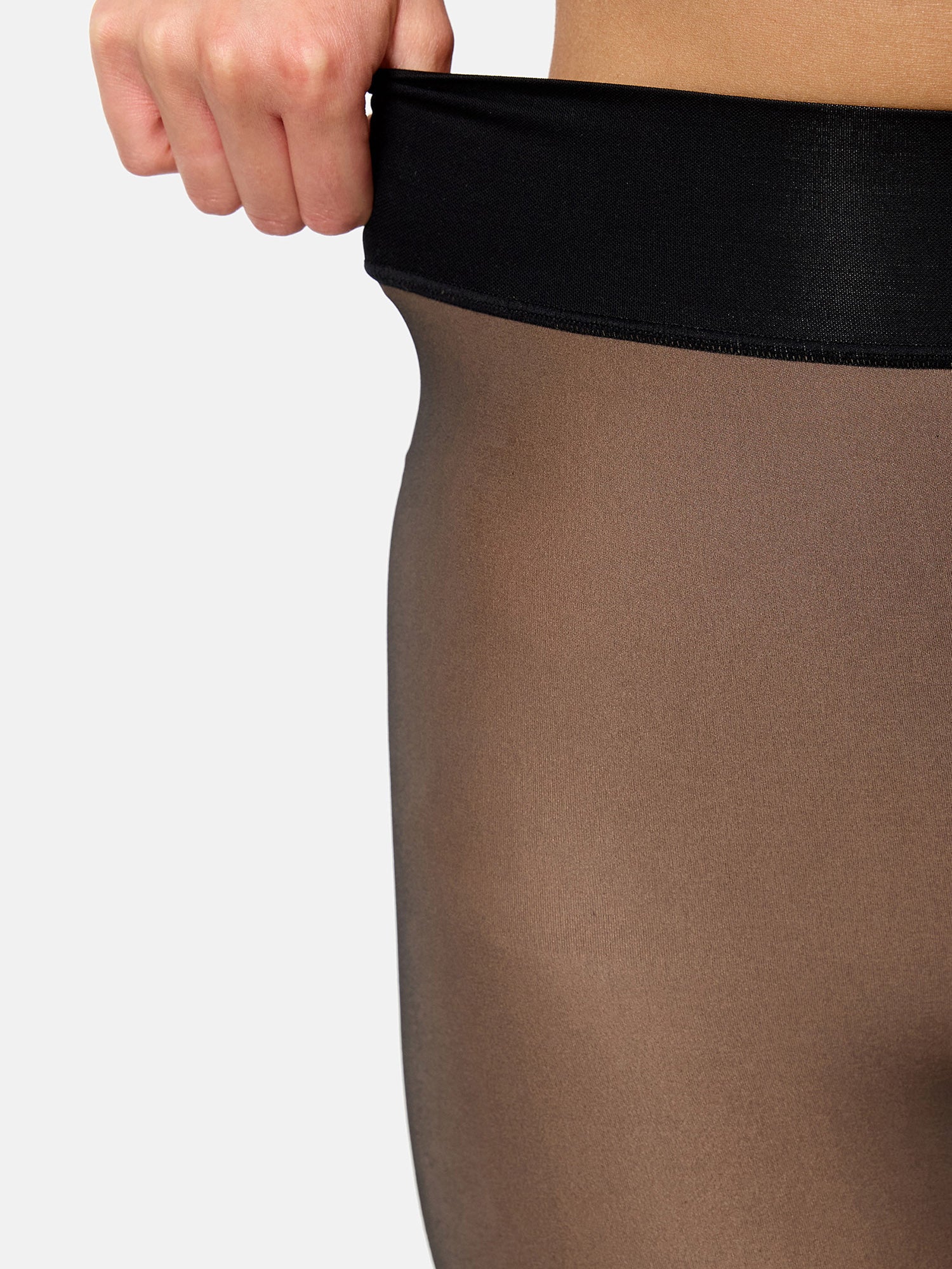 NUR DIE Damen Strumpfhose Warm & Transparent mit Innenplüsch 80 DEN