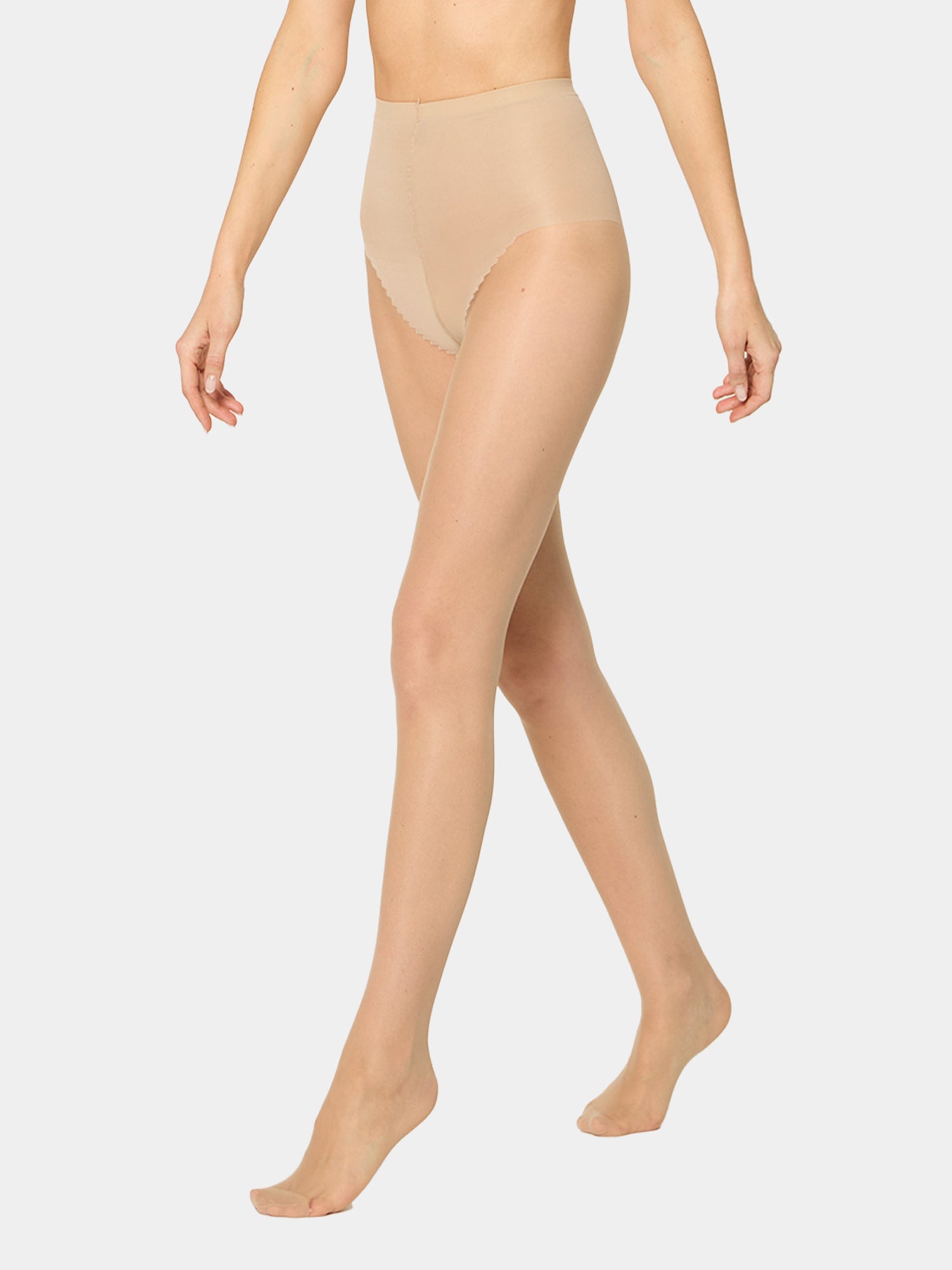 NUR DIE Damen Strumpfhose Seidenfein In Shape Transparent 15 DEN