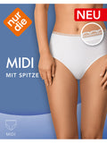 ONLY THE women's midi briefs with lace