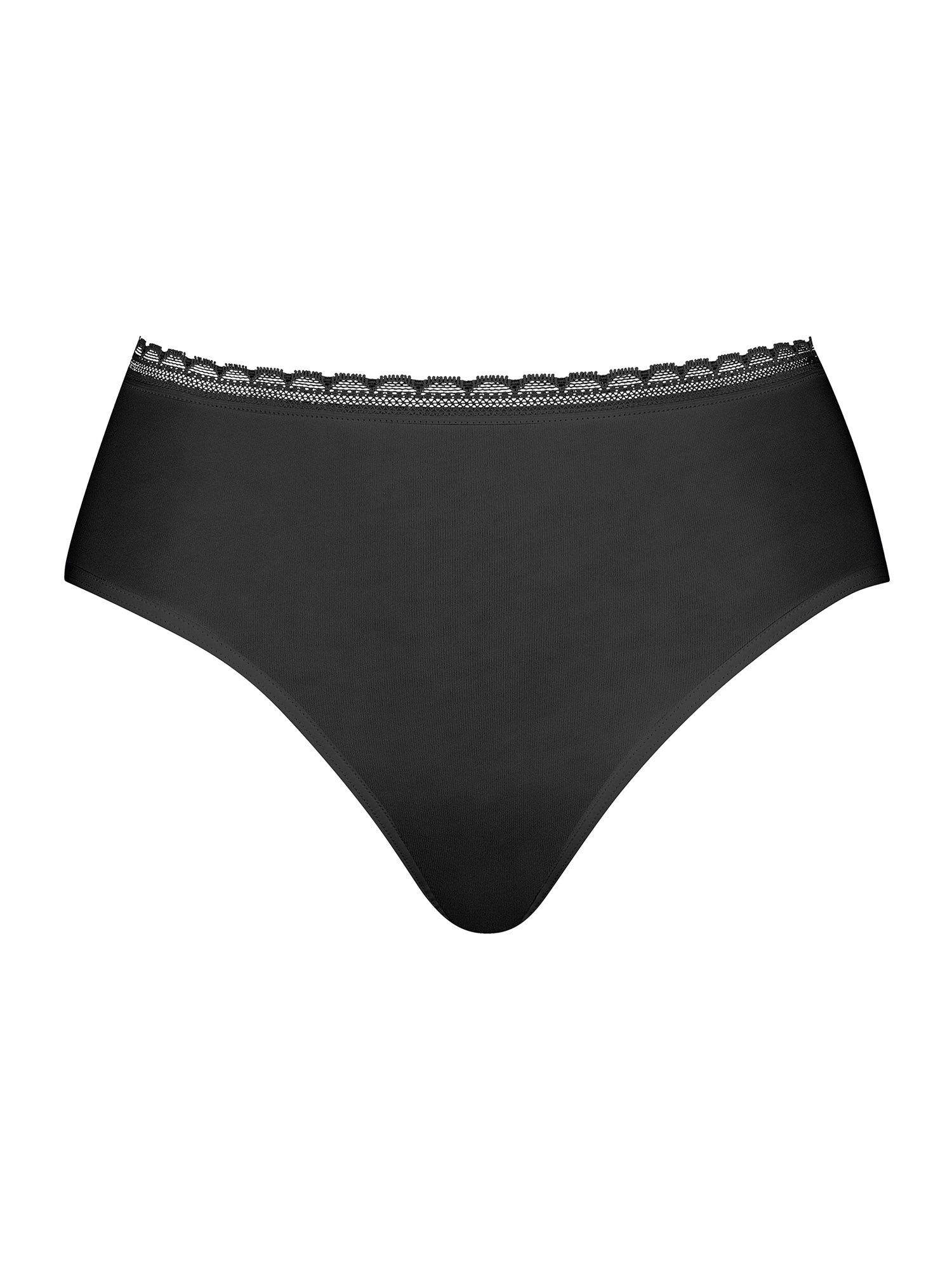 NUR DIE Damen Slip Midi mit Spitze