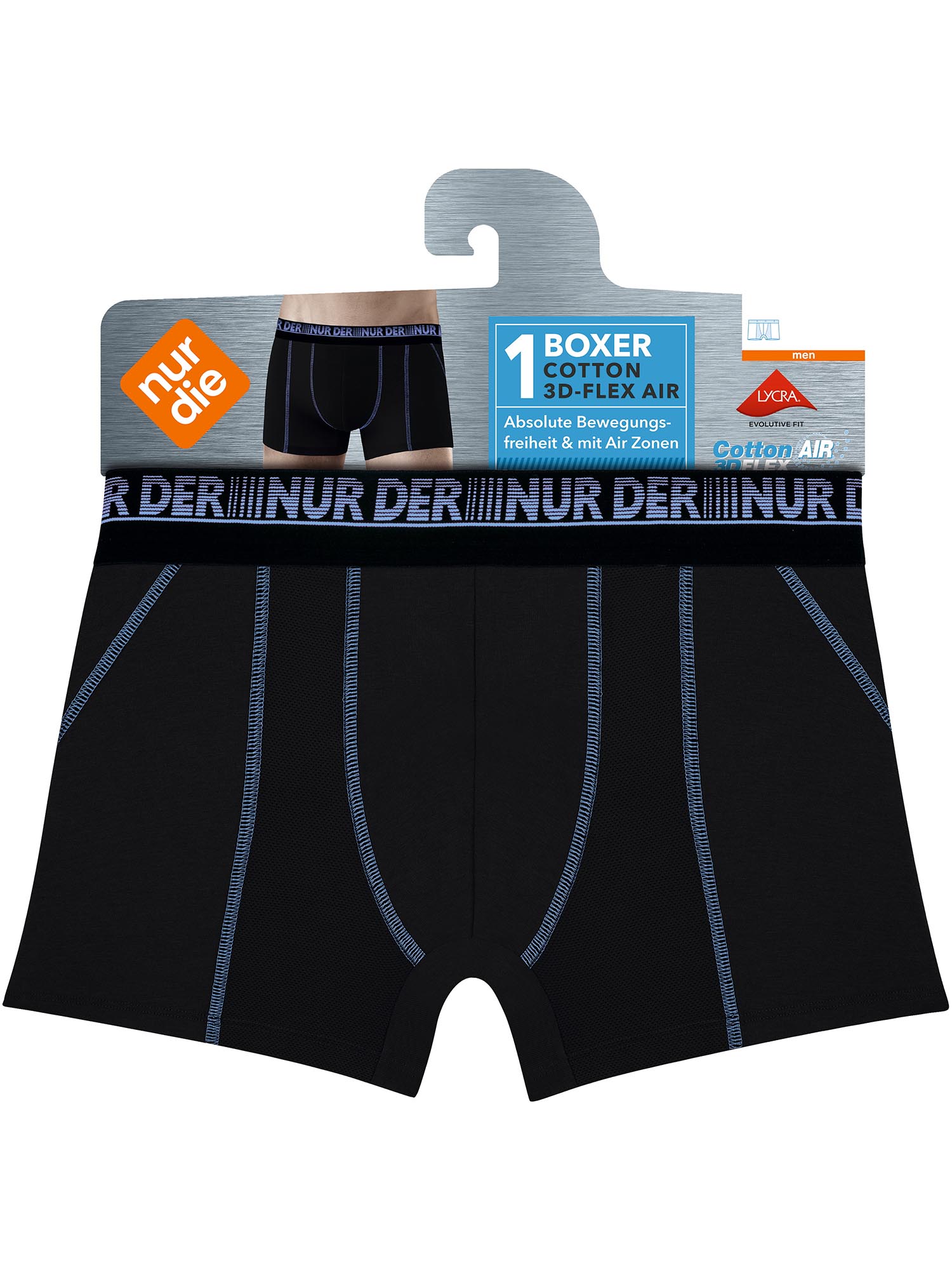 NUR DIE Herren Trunks 3D-Flex Air