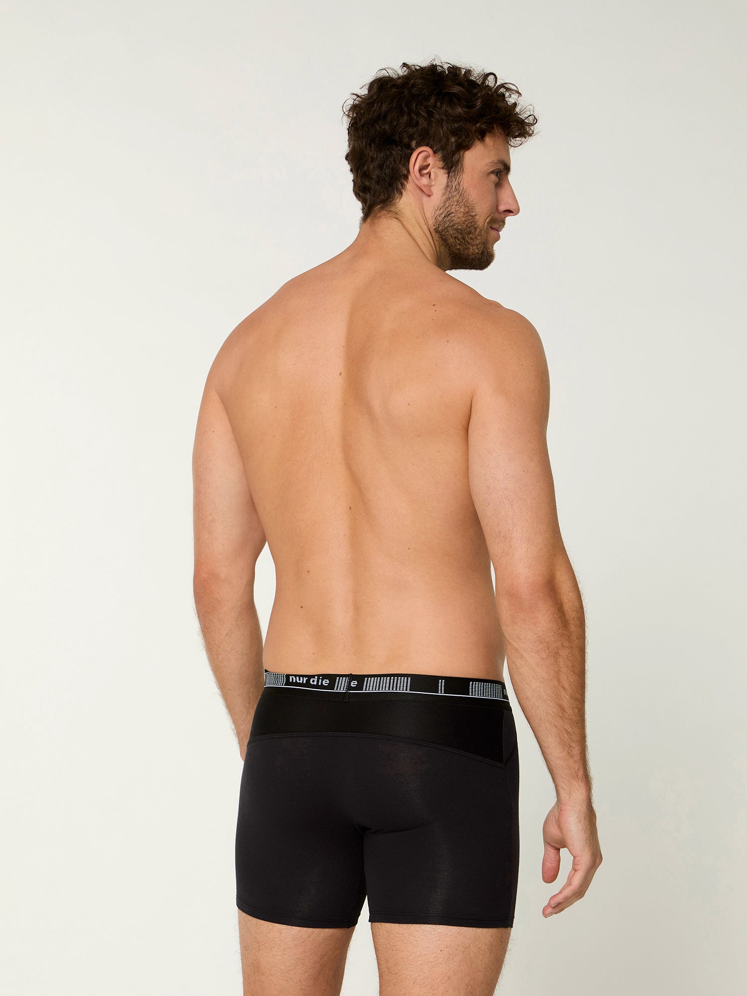NUR DIE Herren Boxer-Briefs Long Cotton Active