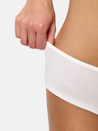 NUR DIE Damen Slip Hipster 95% Baumwolle 2er Pack