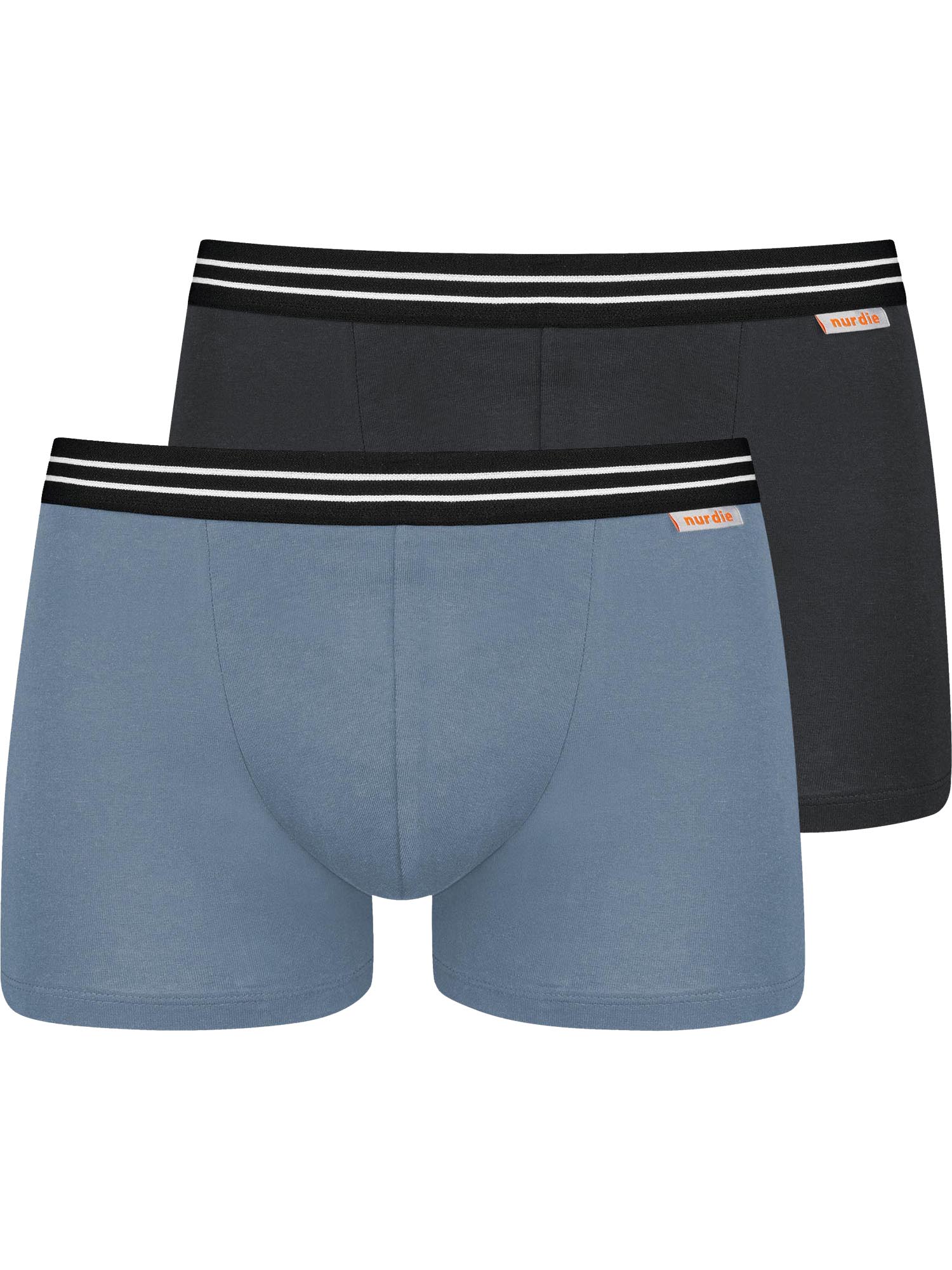 NUR DIE Herren Trunks Cotton Stretch Boxer 2er Pack