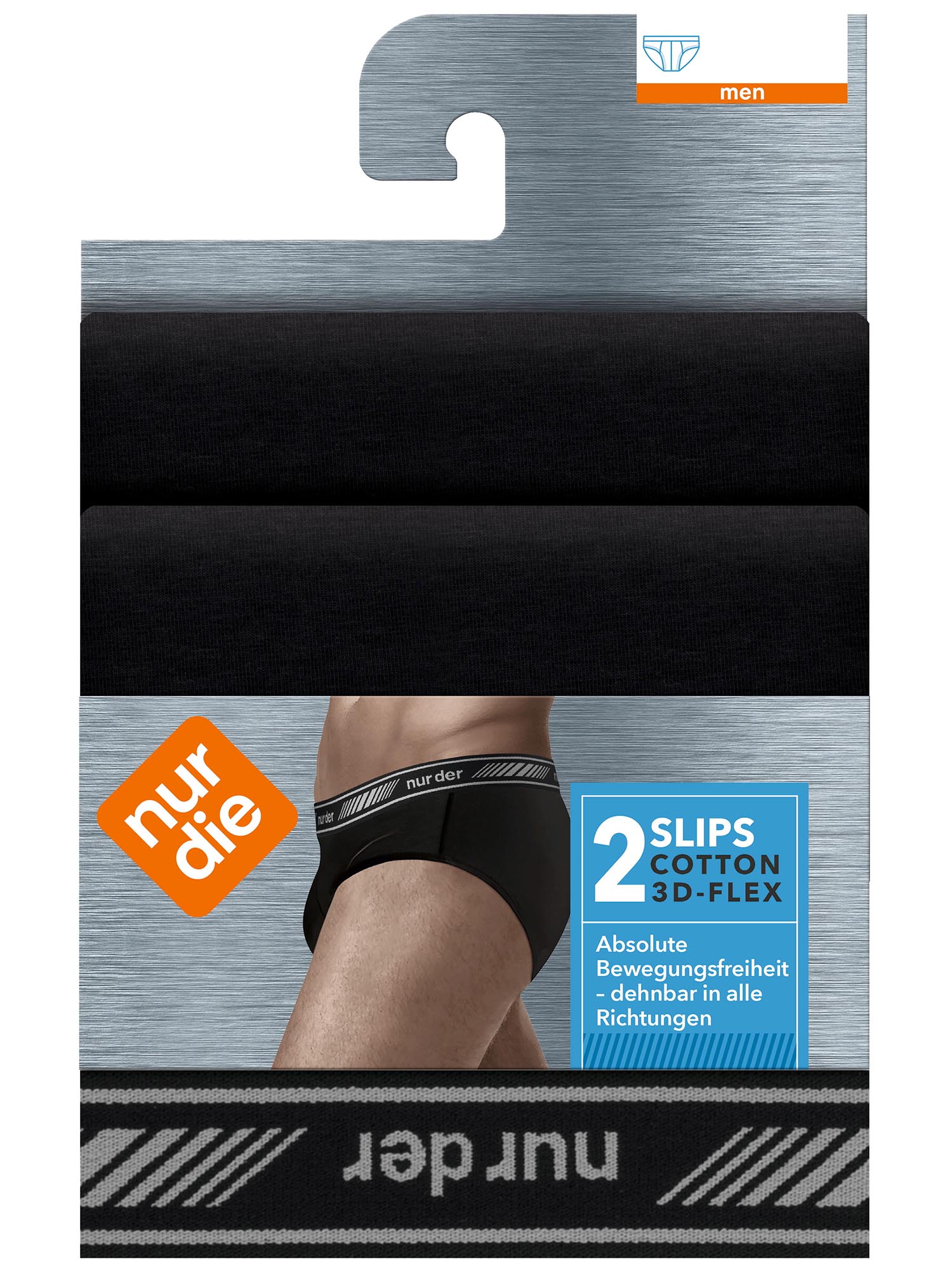 NUR DIE Herren Slip Cotton 3D-Flex