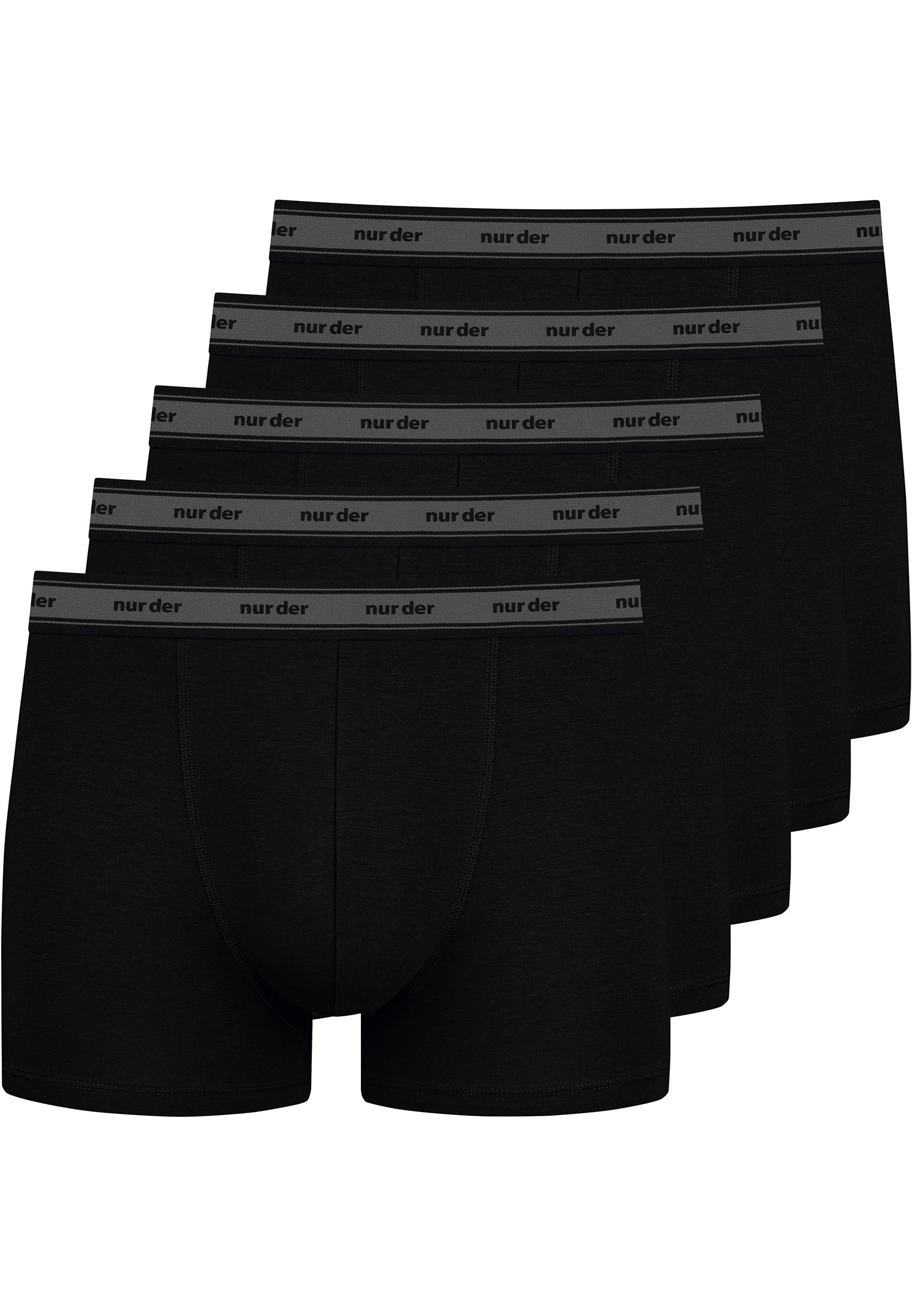 NUR DIE Herren Boxer Organic Cotton 5er Pack