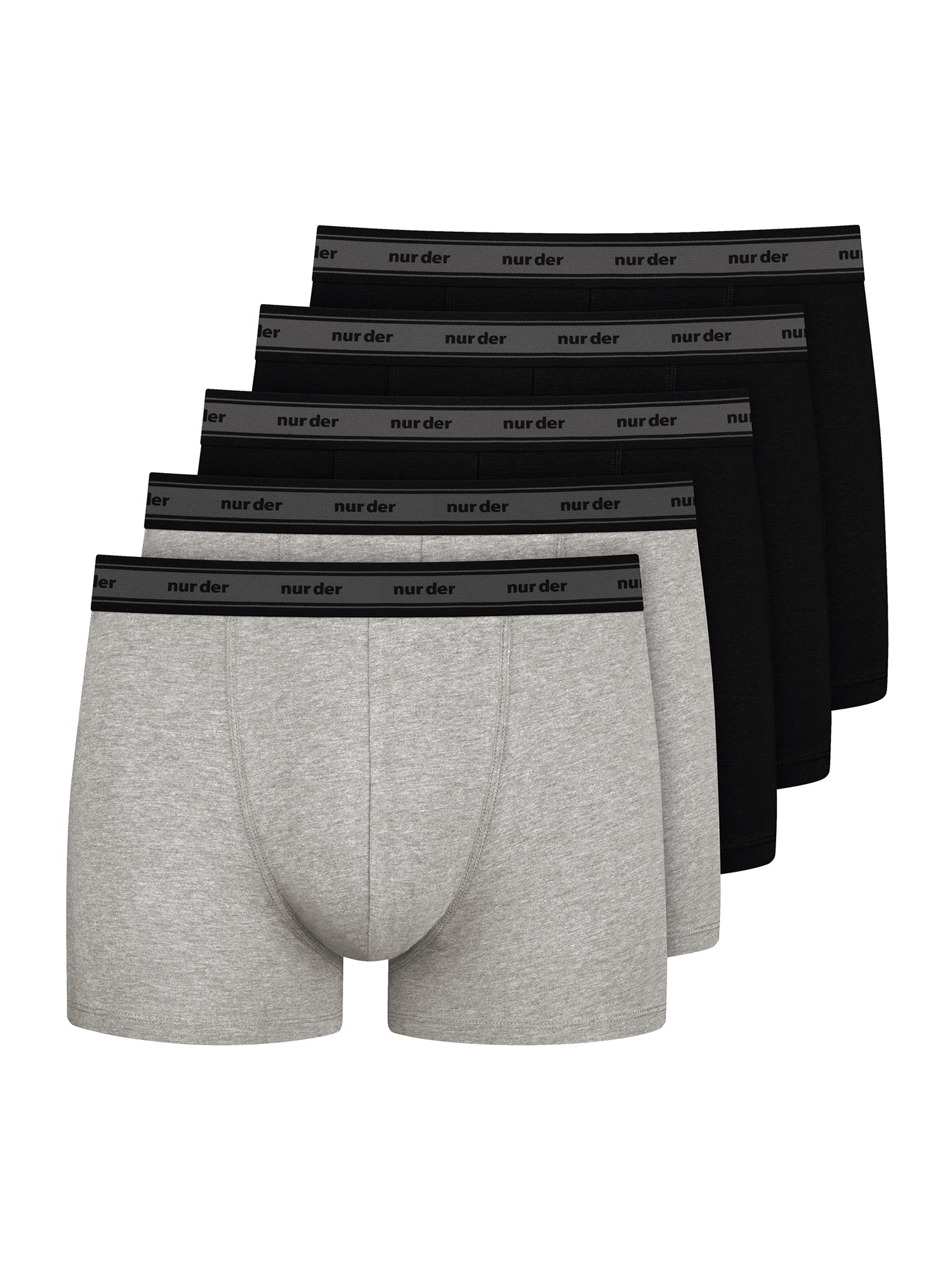 NUR DIE Herren Boxer Organic Cotton 5er Pack