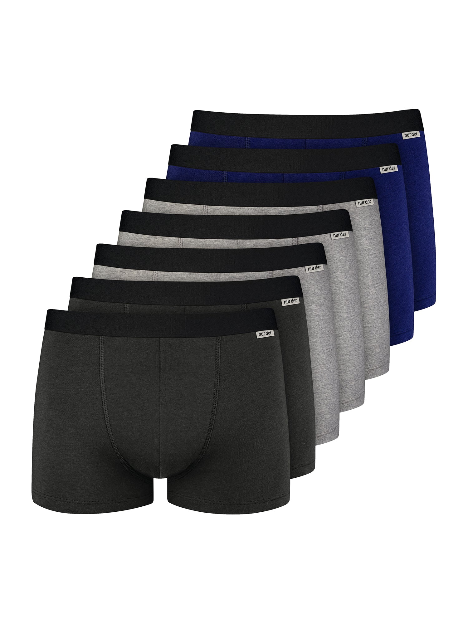 NUR DIE Herren Boxer Cotton Stretch 7er Pack