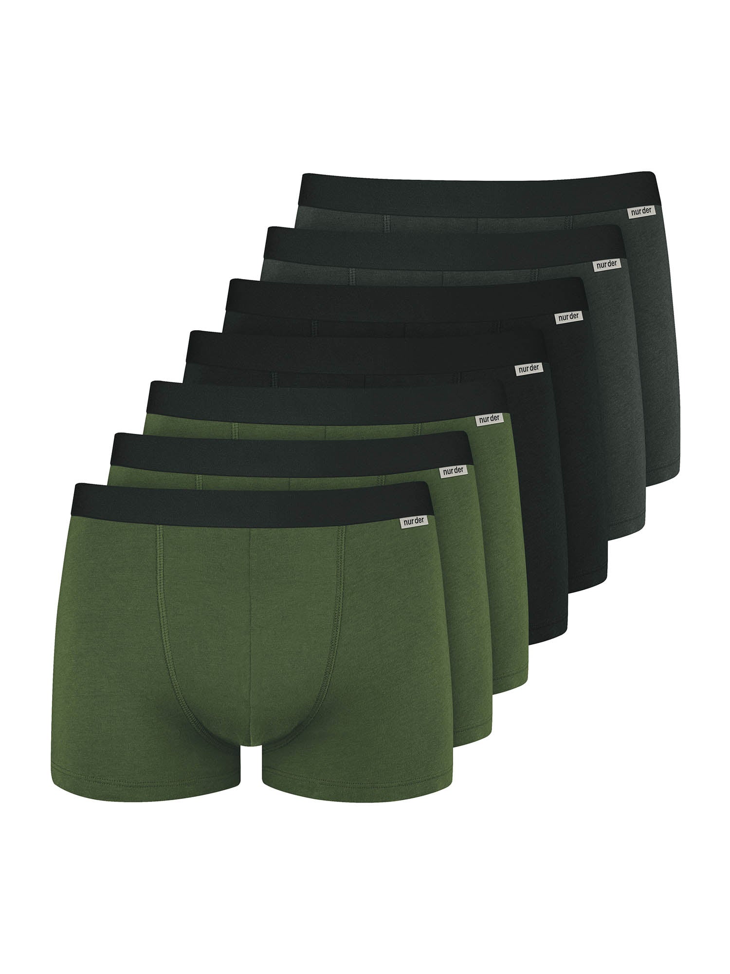 NUR DIE Herren Boxer Cotton Stretch 7er Pack