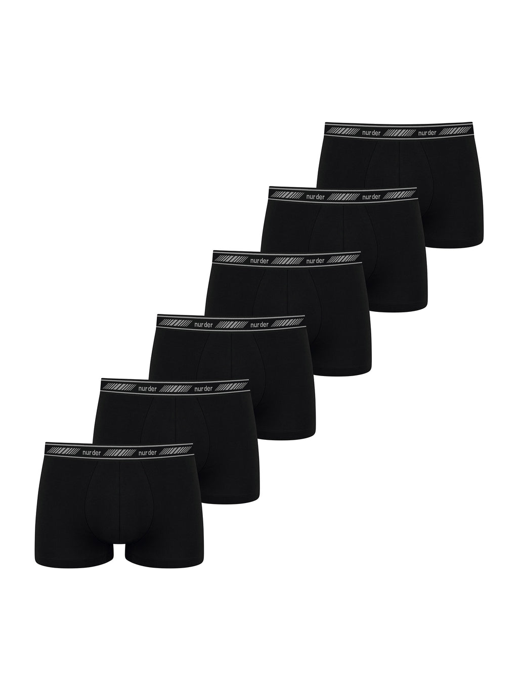 NUR DIE Herren Boxer 3D-Flex Classic 6er Pack