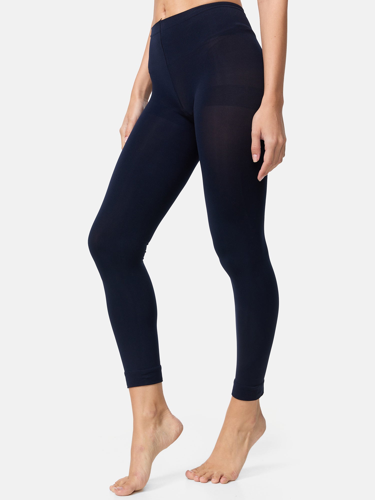 NUR DIE Damen Leggings Ultra Blickdicht 80 DEN