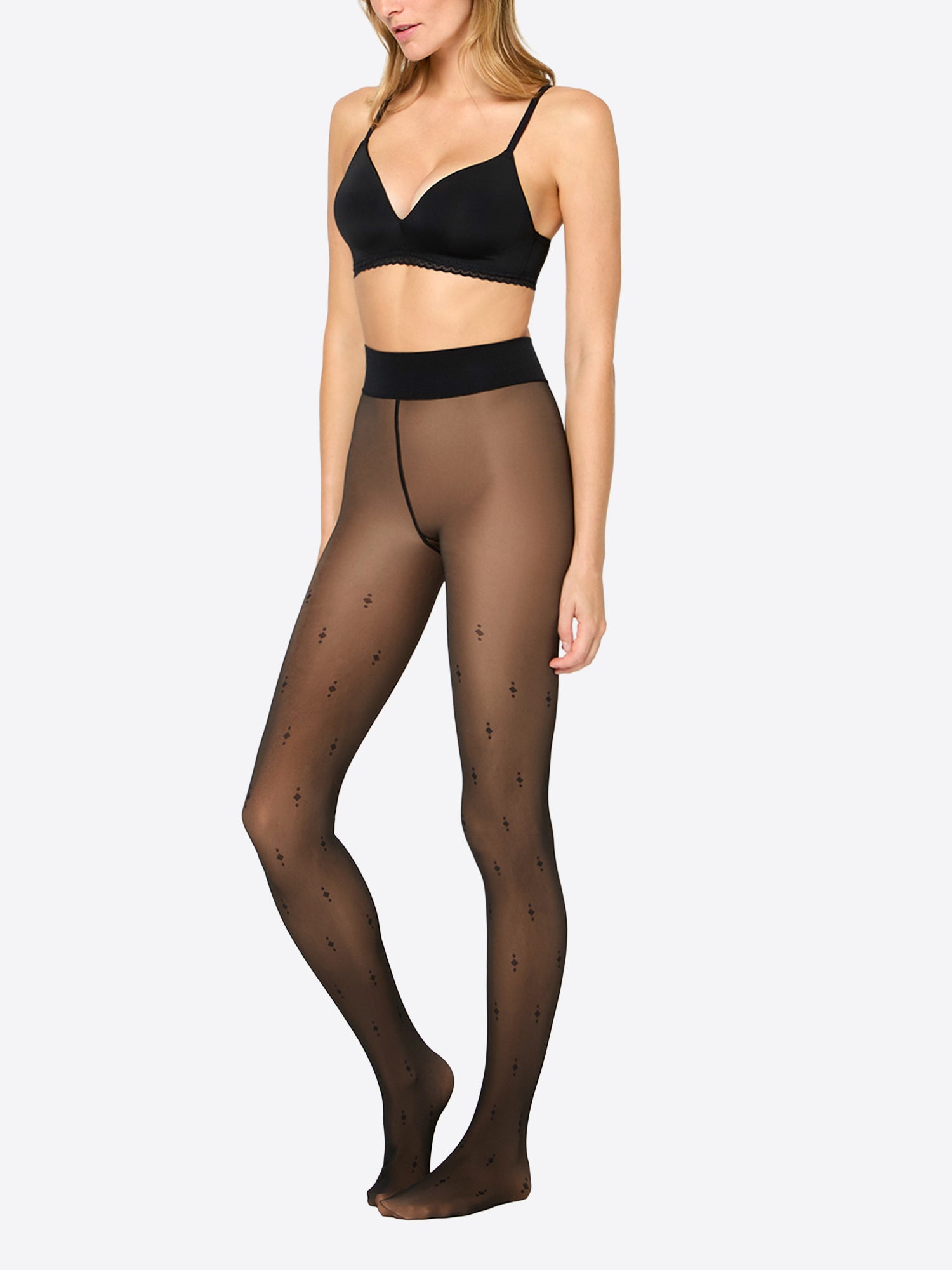 NUR DIE Damen Strumpfhose Warm & Transparent mit Innenplüsch 80 DEN